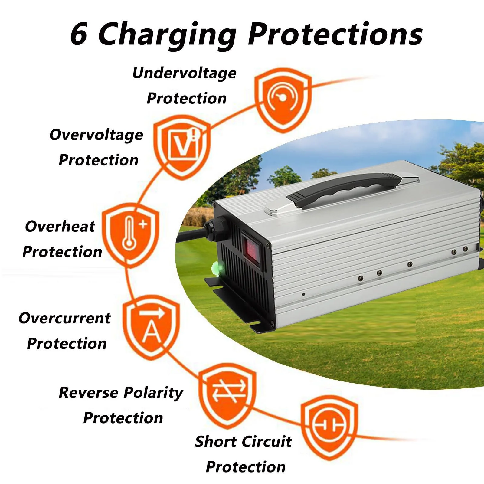 WLEJSL 36V 40A Golf Cart Battery Charger image 4