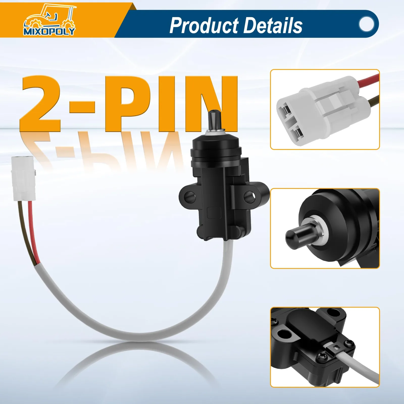 Mixopoly Stop Switch for Yamaha G14-G29/Drive Golf Carts image 4