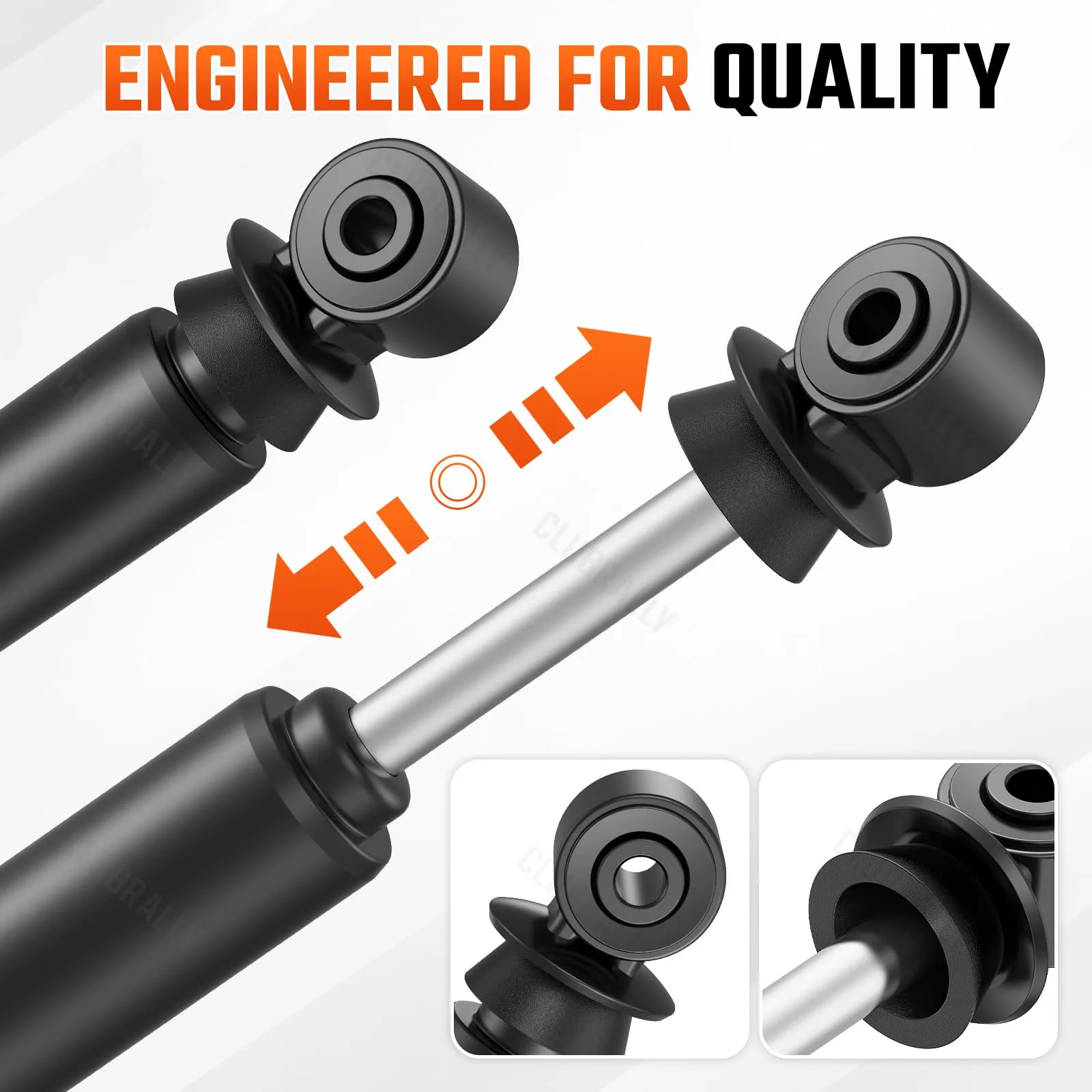 CLUBRALLY Rear Shocks for 2008-2013 E-Z-GO RXV image 2