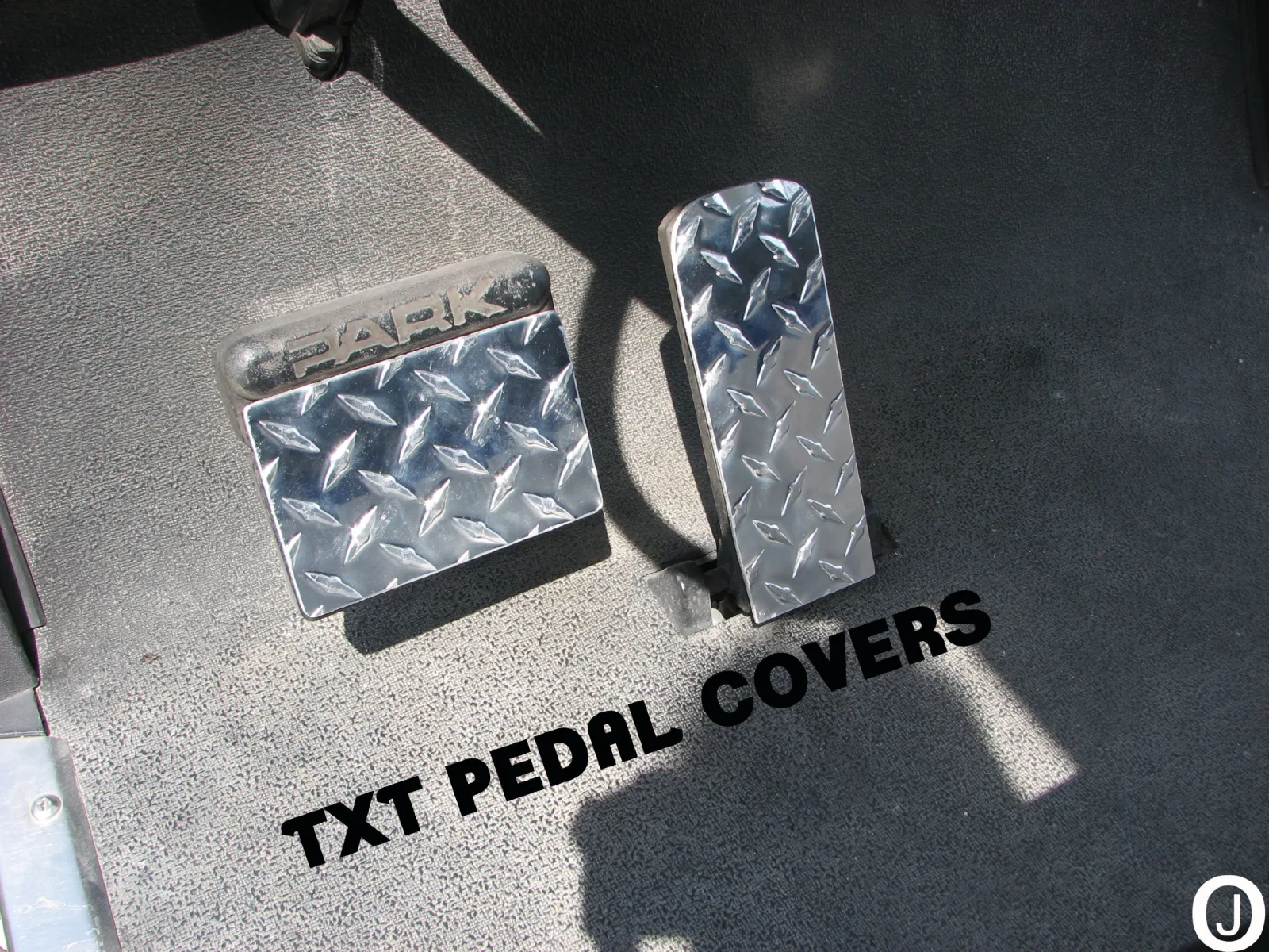 J & O Carts Parts E-Z-GO TXT Diamond Plate Pedal Set image 4