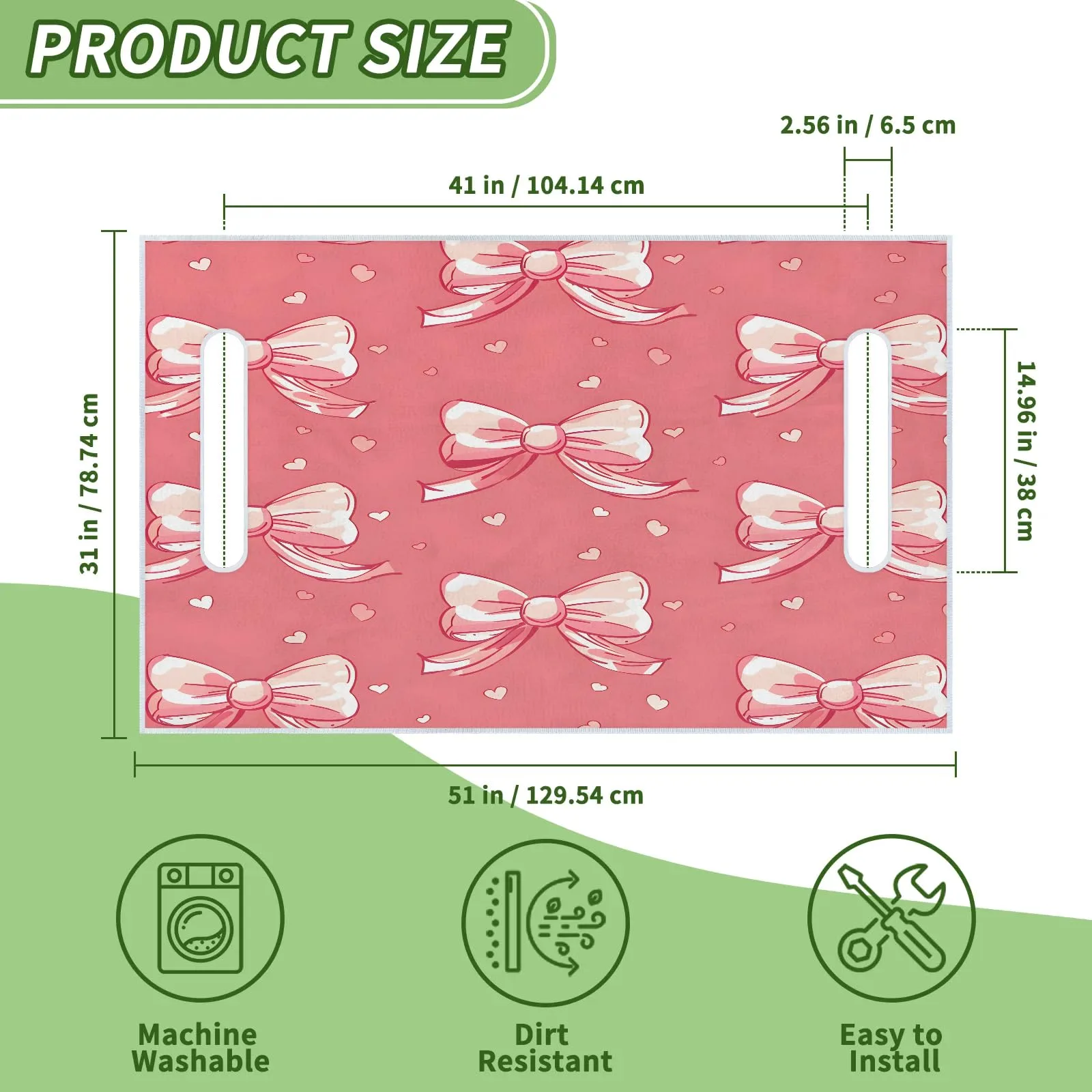 Tiveruda Golf Cart Seat Cover for Double Seats 51 x 31 in image 2