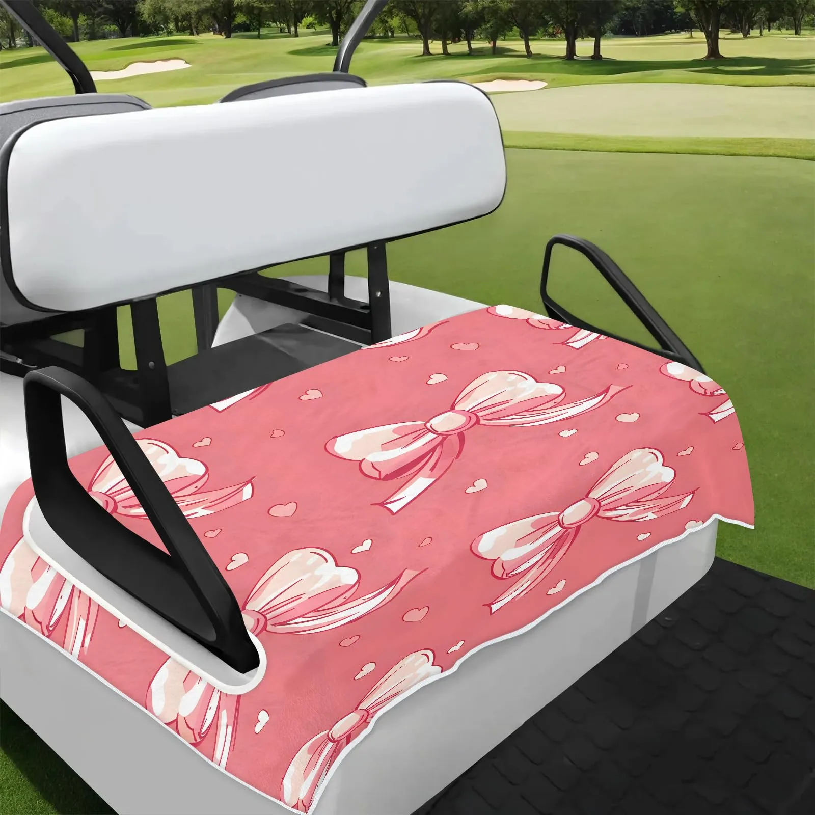 Tiveruda Golf Cart Seat Cover for Double Seats 51 x 31 in
