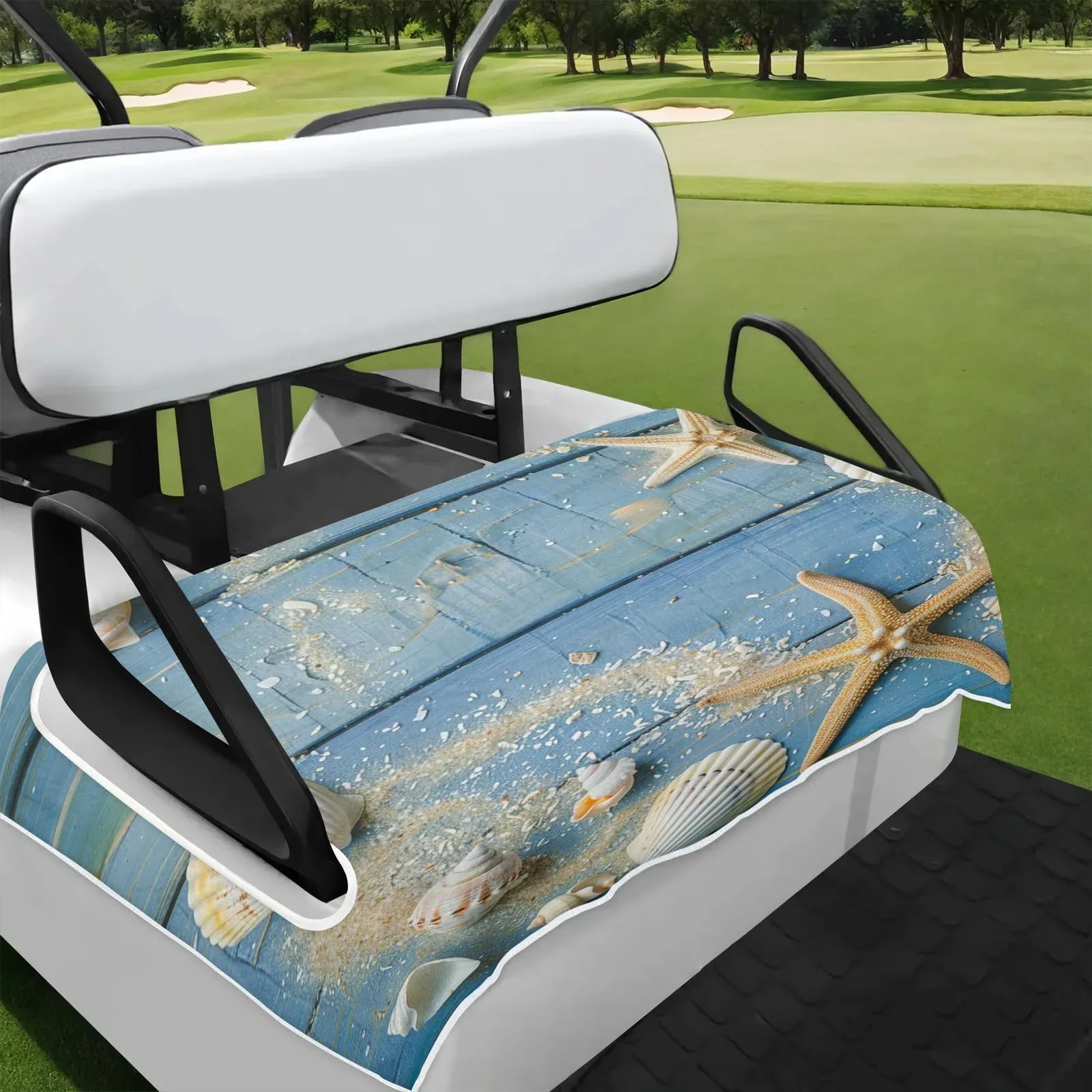 Tiveruda Golf Cart Seat Cover for Double Seats 51 x 31 in