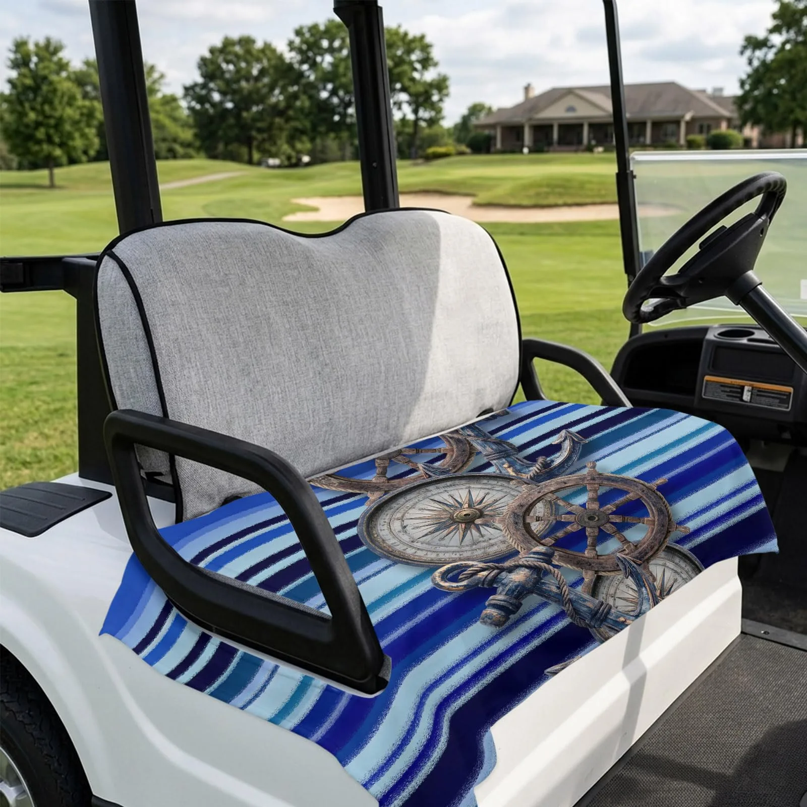 DecorLovee Golf Cart Seat Cover for 2-Seater Carts image 4
