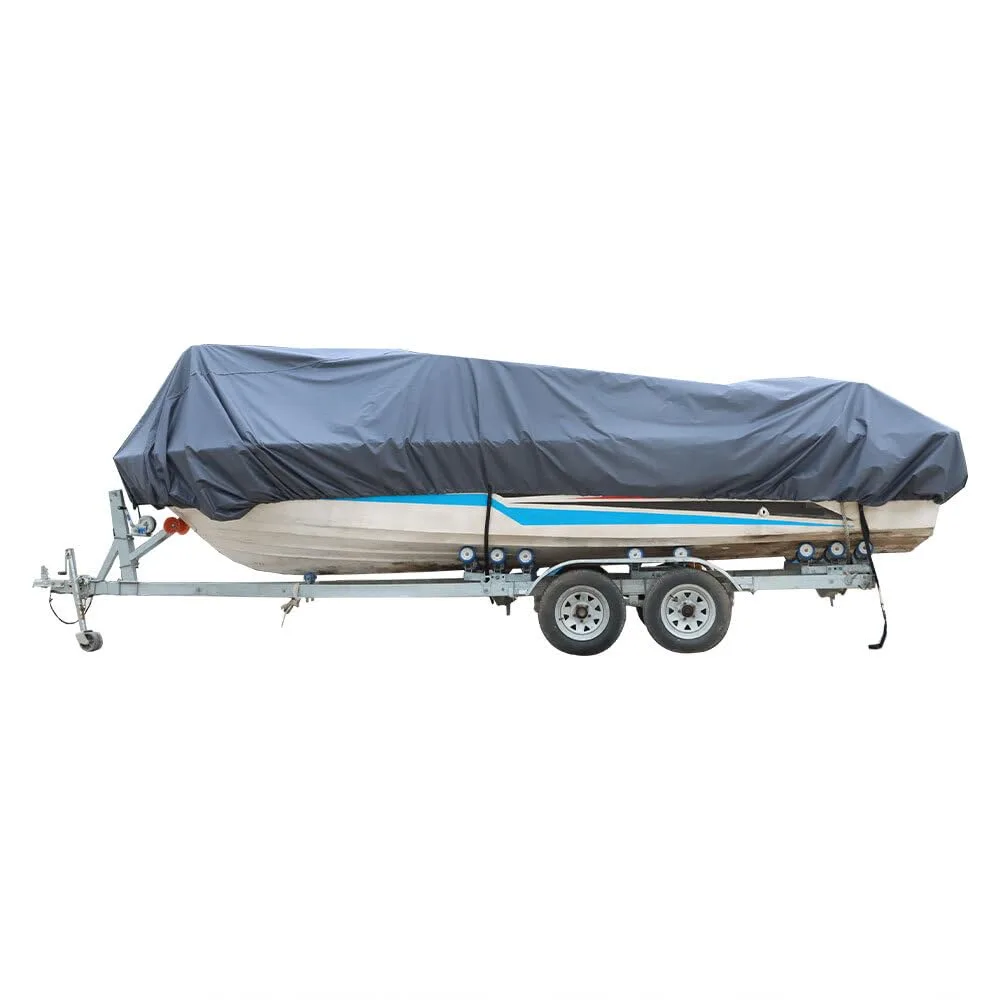 Generic 17–19 ft Gray 600D Canvas Cover Mod-G33S-1089