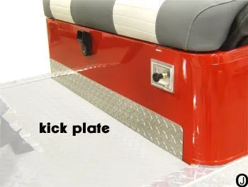 J & O Carts Parts Club Car Diamond Plate Kick Plate image 4