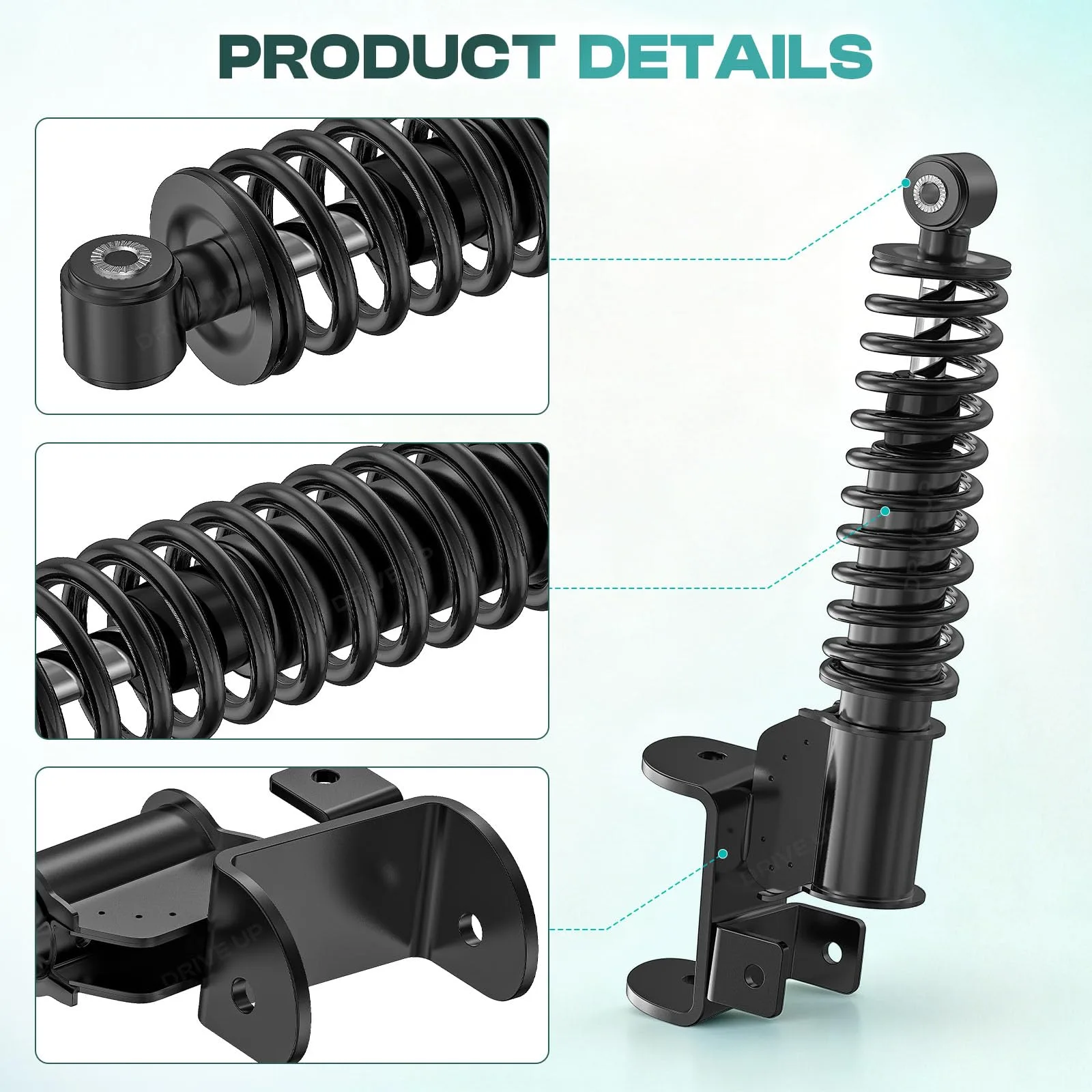 DRIVE UP Front Shocks for E-Z-GO RXV 2015.8-2022 image 4
