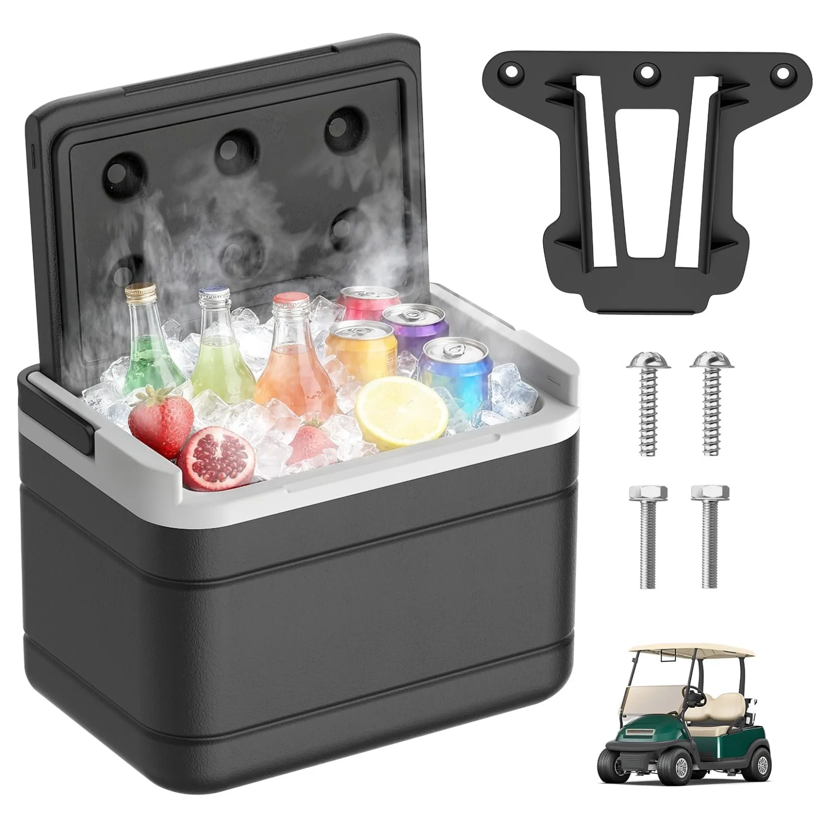 FIXHAWK Cooler with Bracket for Club Car Precedent