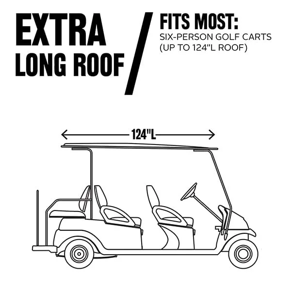 ACED Parts Deluxe 6-Passenger Golf Cart Enclosure image 2