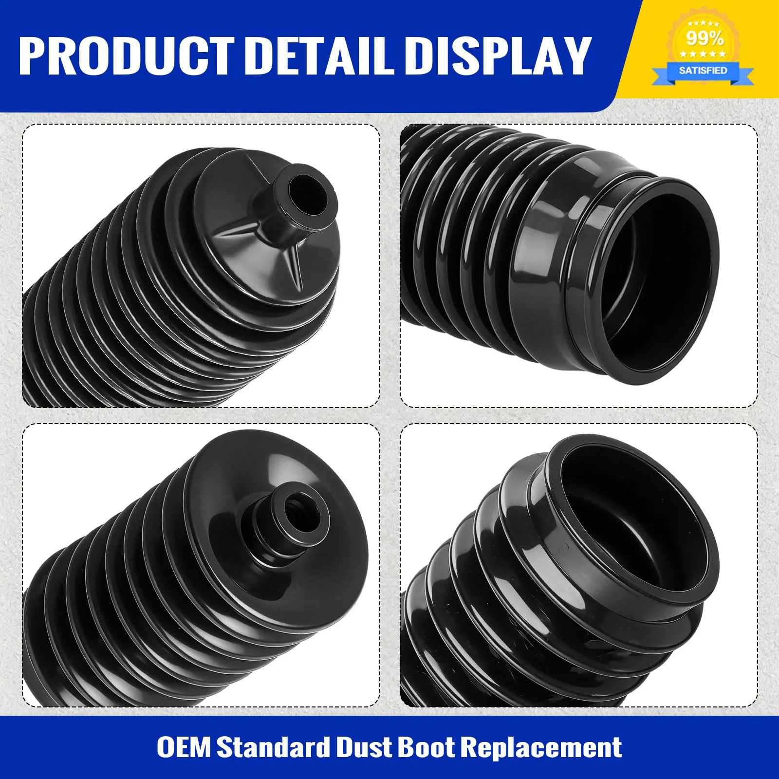 Roykaw Steering Dust Boot Kit for Club Car DS 1997-Up image 3