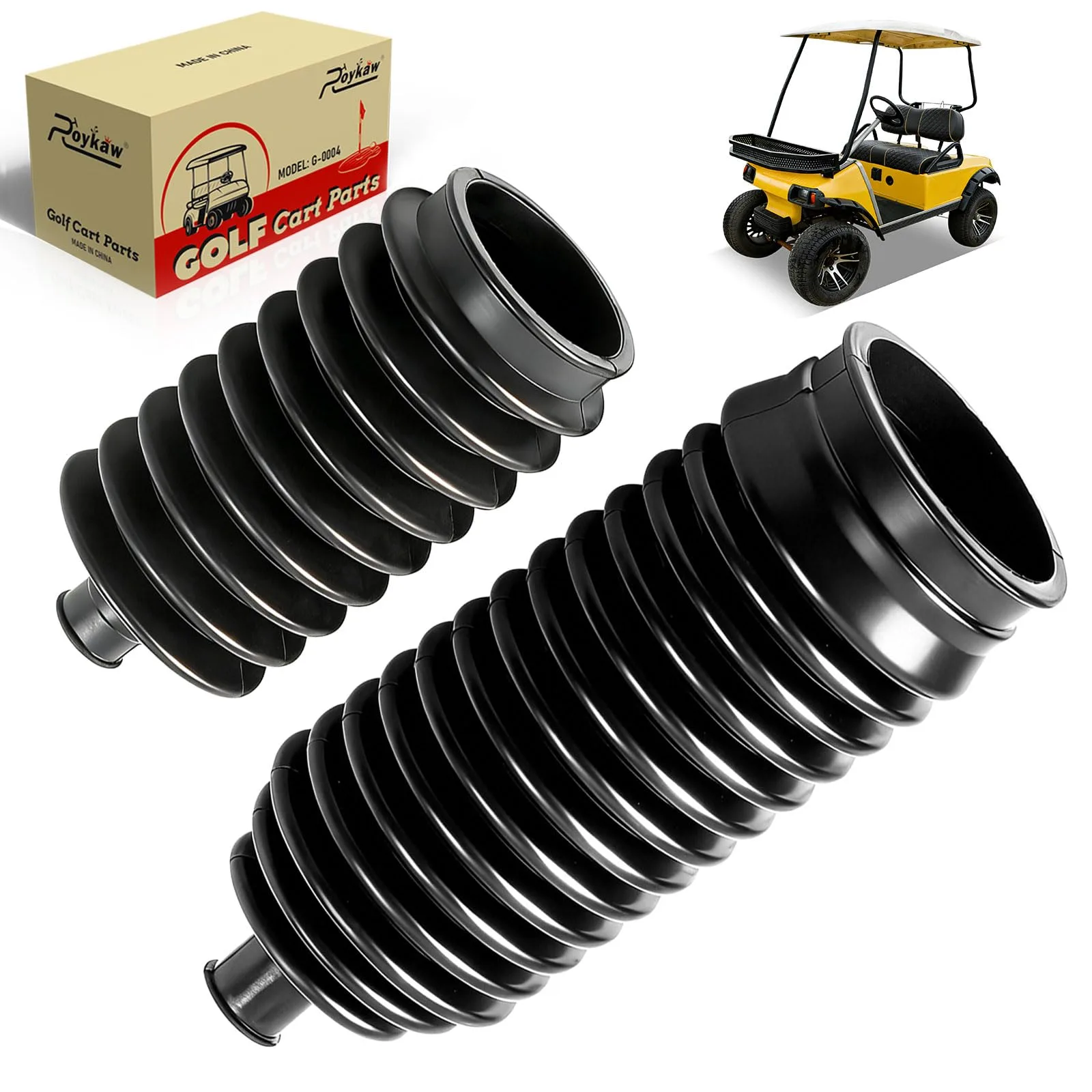 Roykaw Steering Dust Boot Kit for Club Car DS 1997-Up