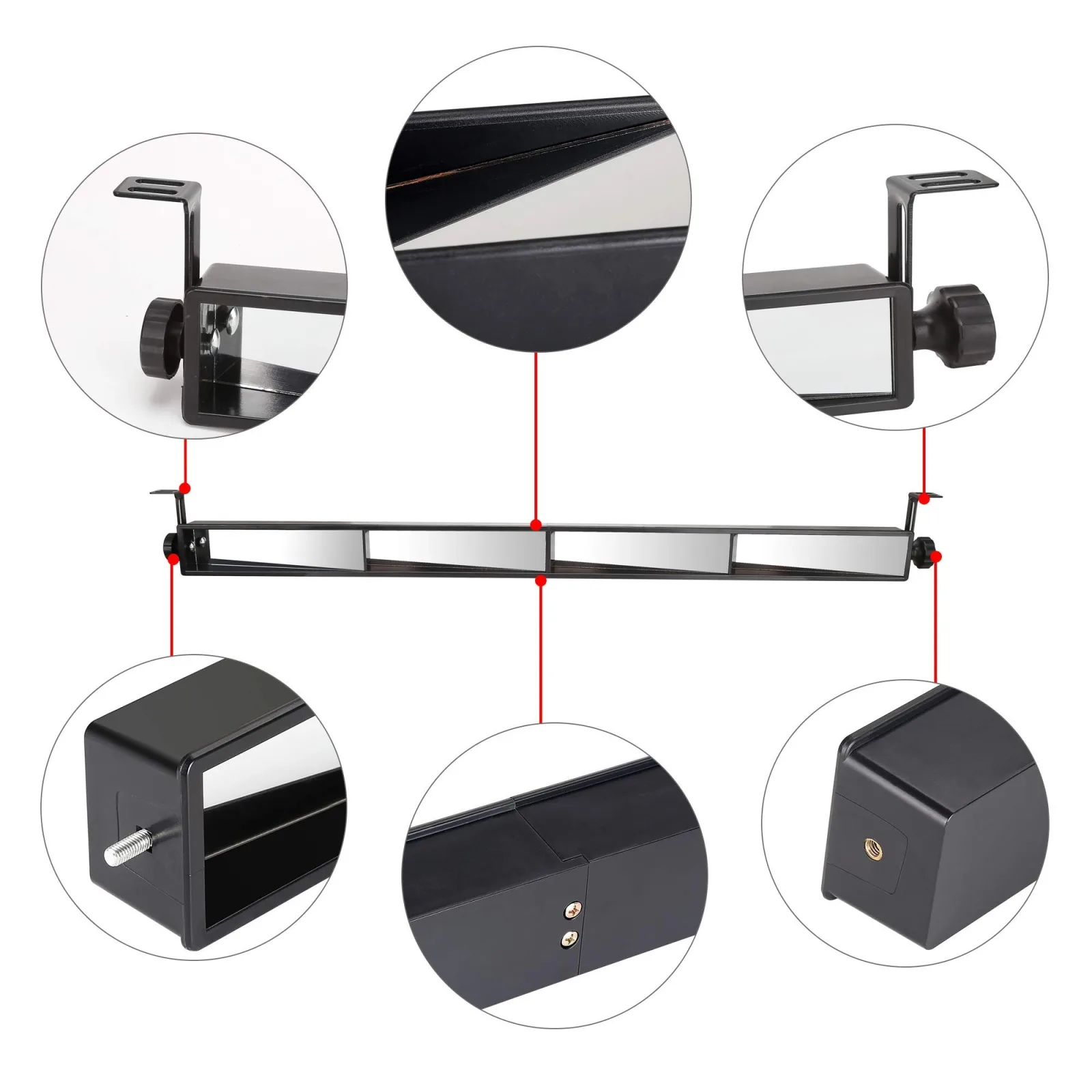 10L0L 4-Panel Golf Cart Rear View Mirror image 4