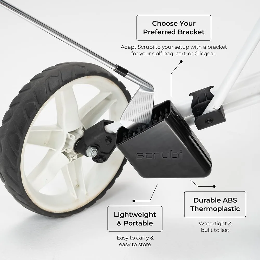 Scrubi Golf Club Cleaner for 3-Wheel Clicgear Carts image 2