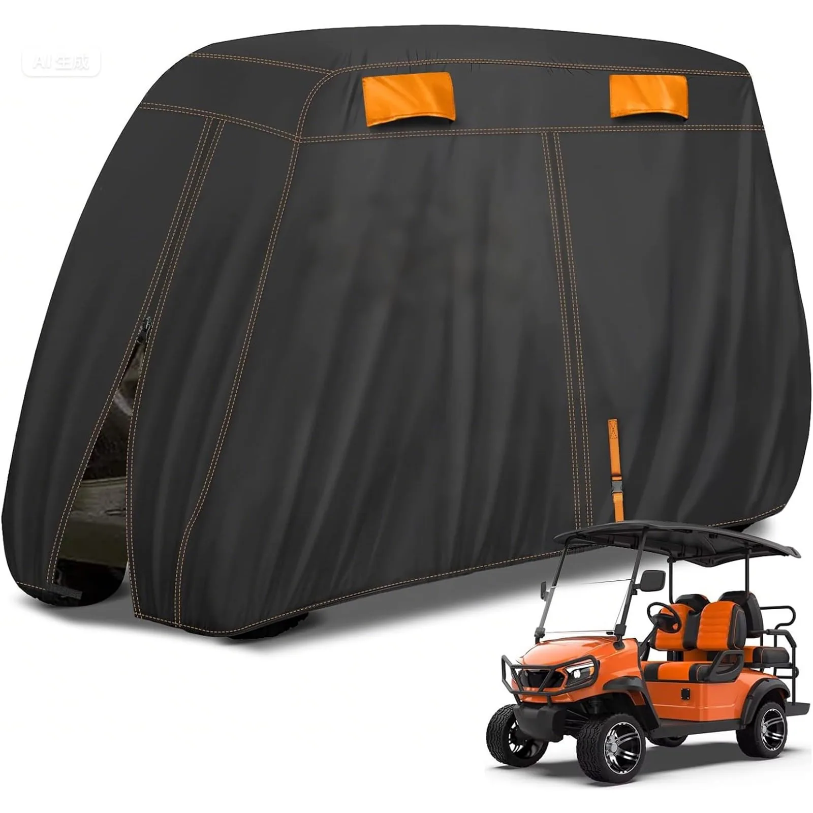 GTDYHJMK 420D Golf Cart Cover — Evolution Carrier 6-to-4 Conversion
