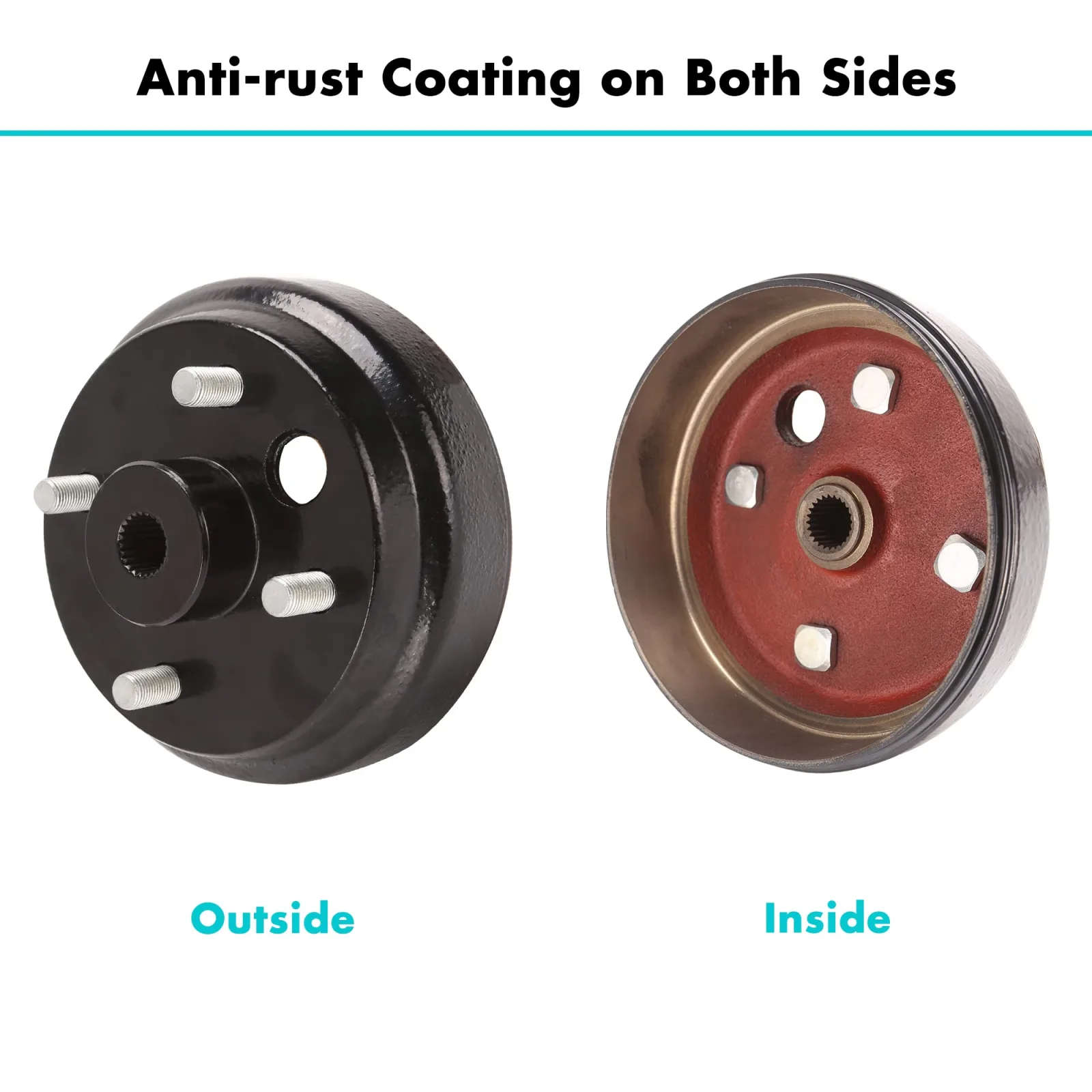 10L0L Brake Drum Hub Assembly for E-Z-GO TXT image 4