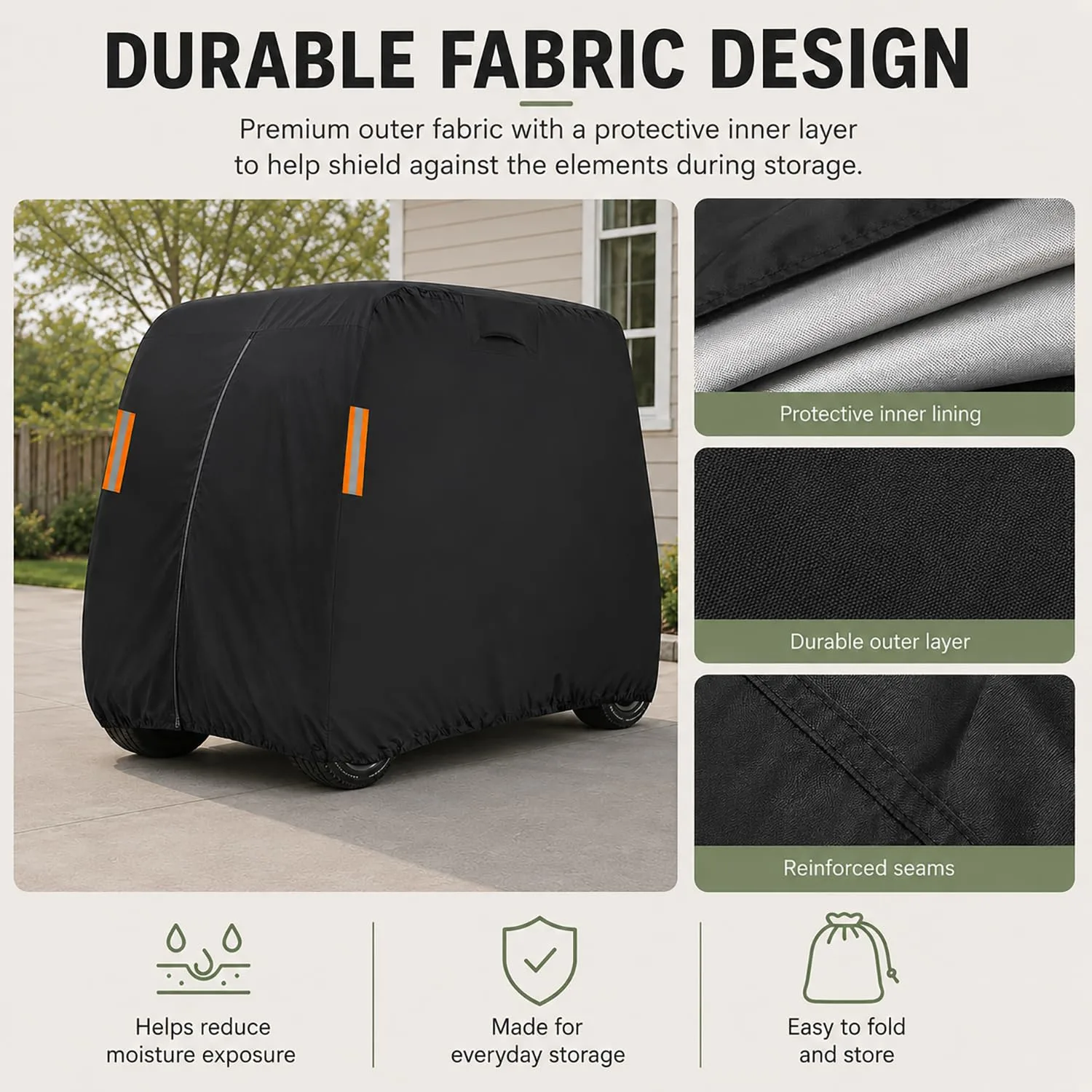 XDGDHSH Cover for Advanced EV Advent 6 Passenger 2019-2025 image 4