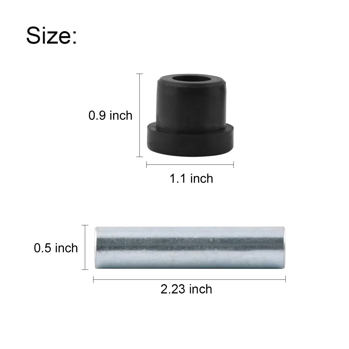 Roykaw Leaf Spring Bushing Kit for Club Car DS and EZGO TXT image 2