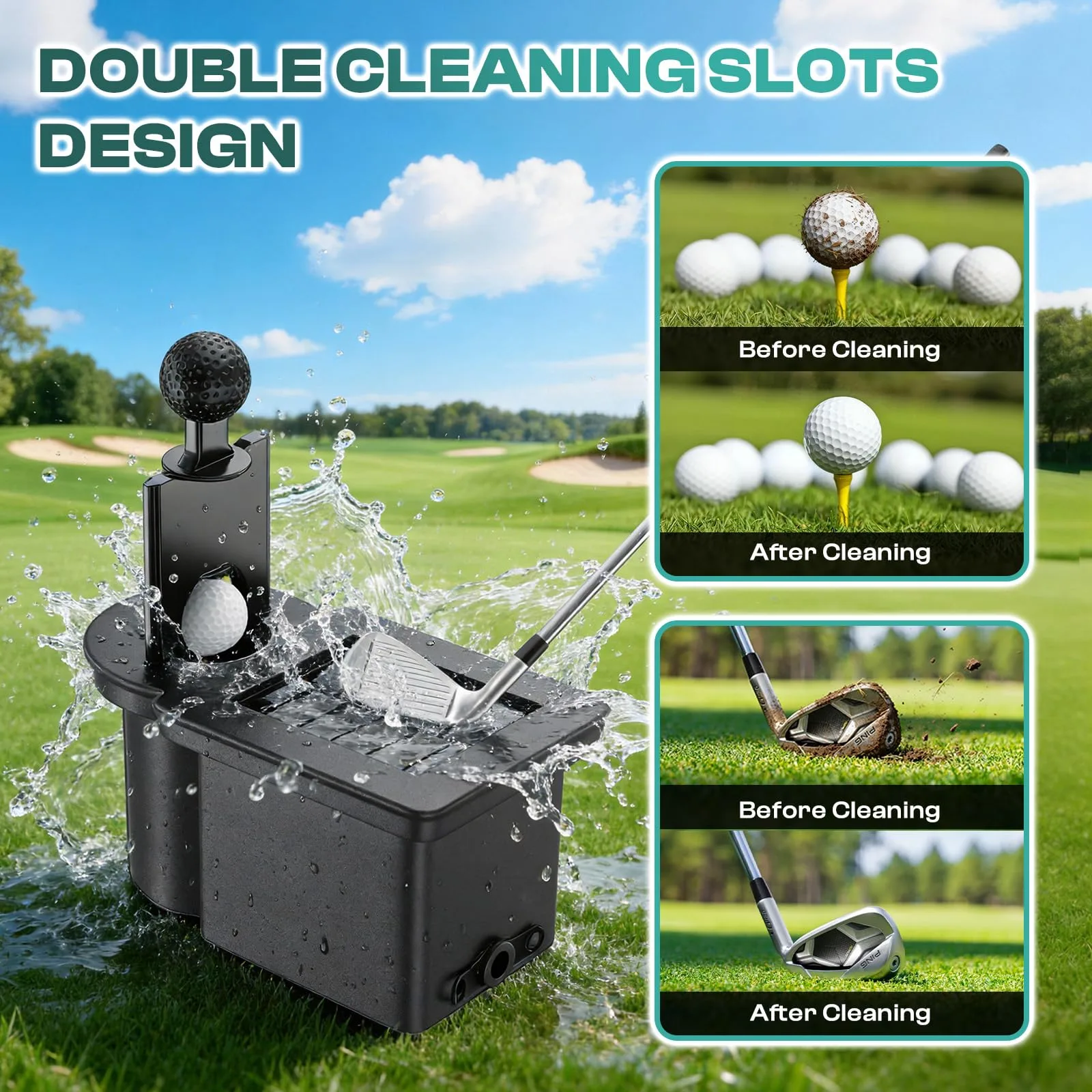 DRIVE UP Golf Ball Washer Kit for EZGO RXV image 3