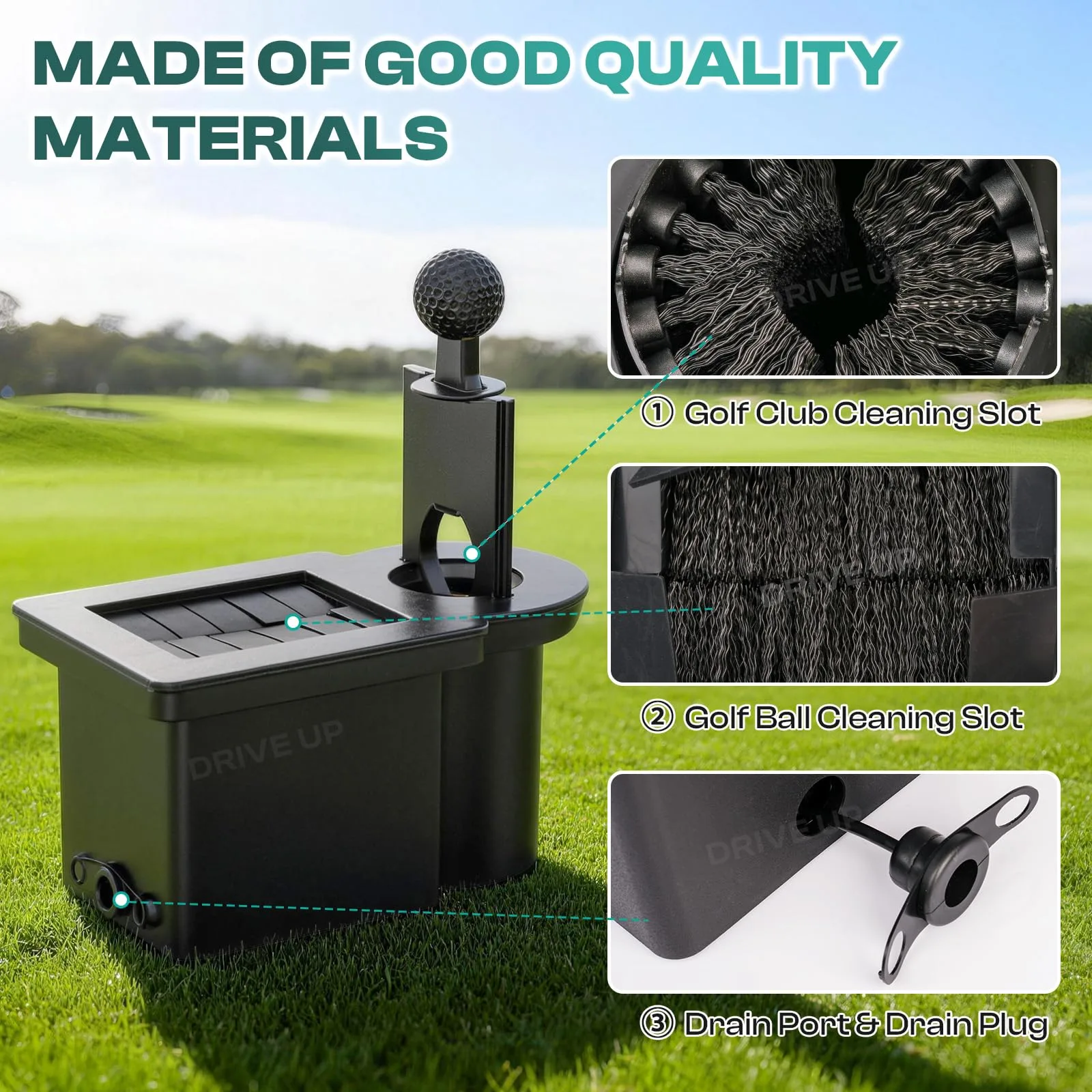 DRIVE UP Golf Ball Washer Kit for EZGO RXV image 4