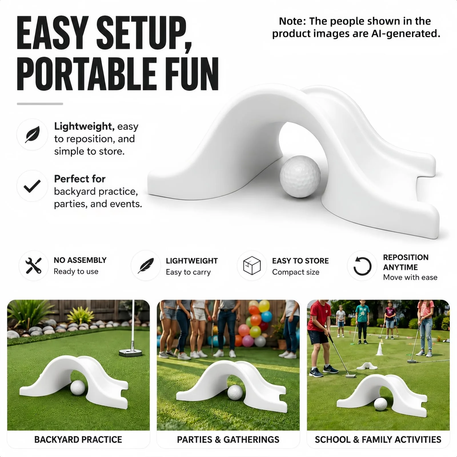 Generic Mini Golf Bridge and Tunnel Obstacle image 4
