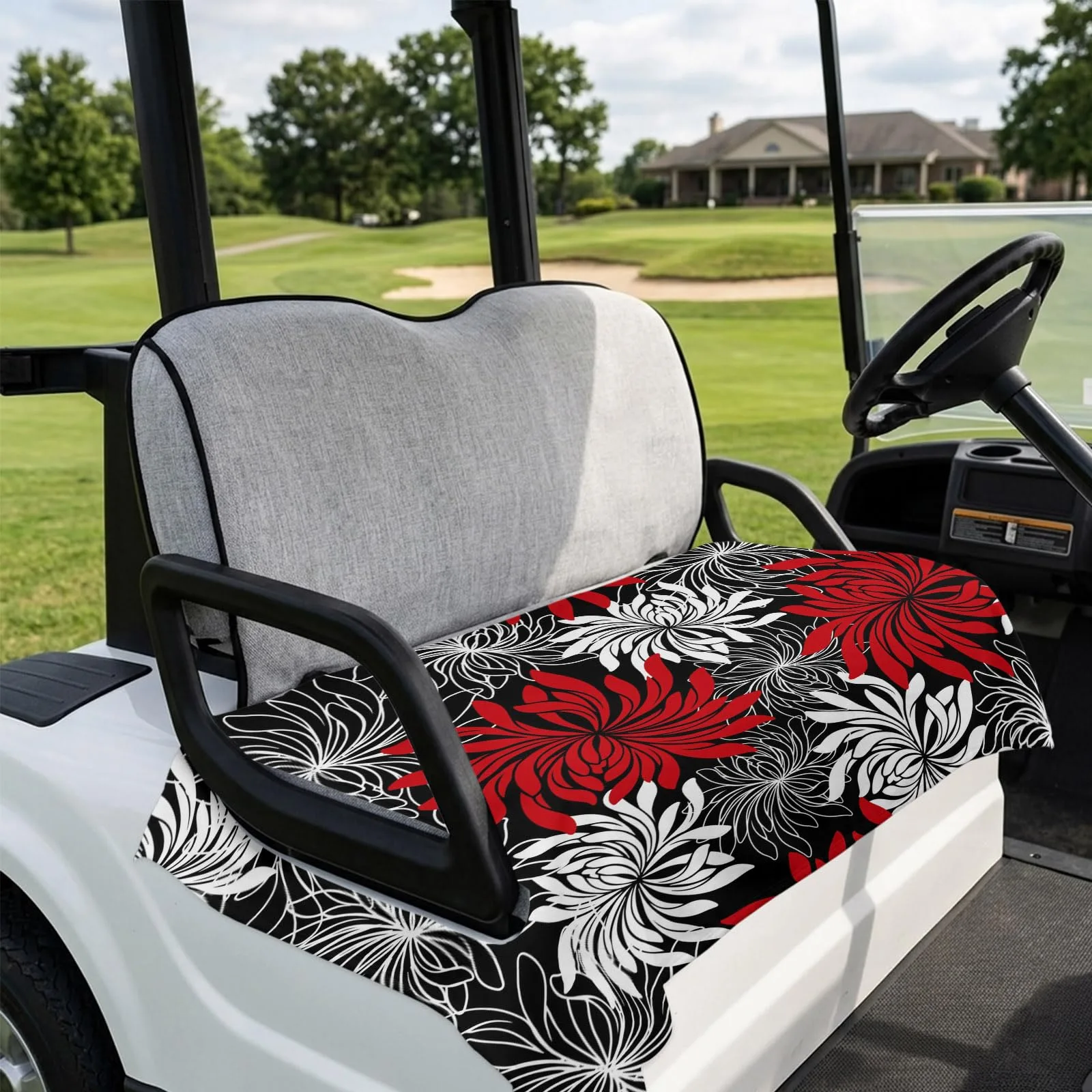 DecorLovee Golf Cart Seat Cover, 51 x 31-Inch Microfiber image 4