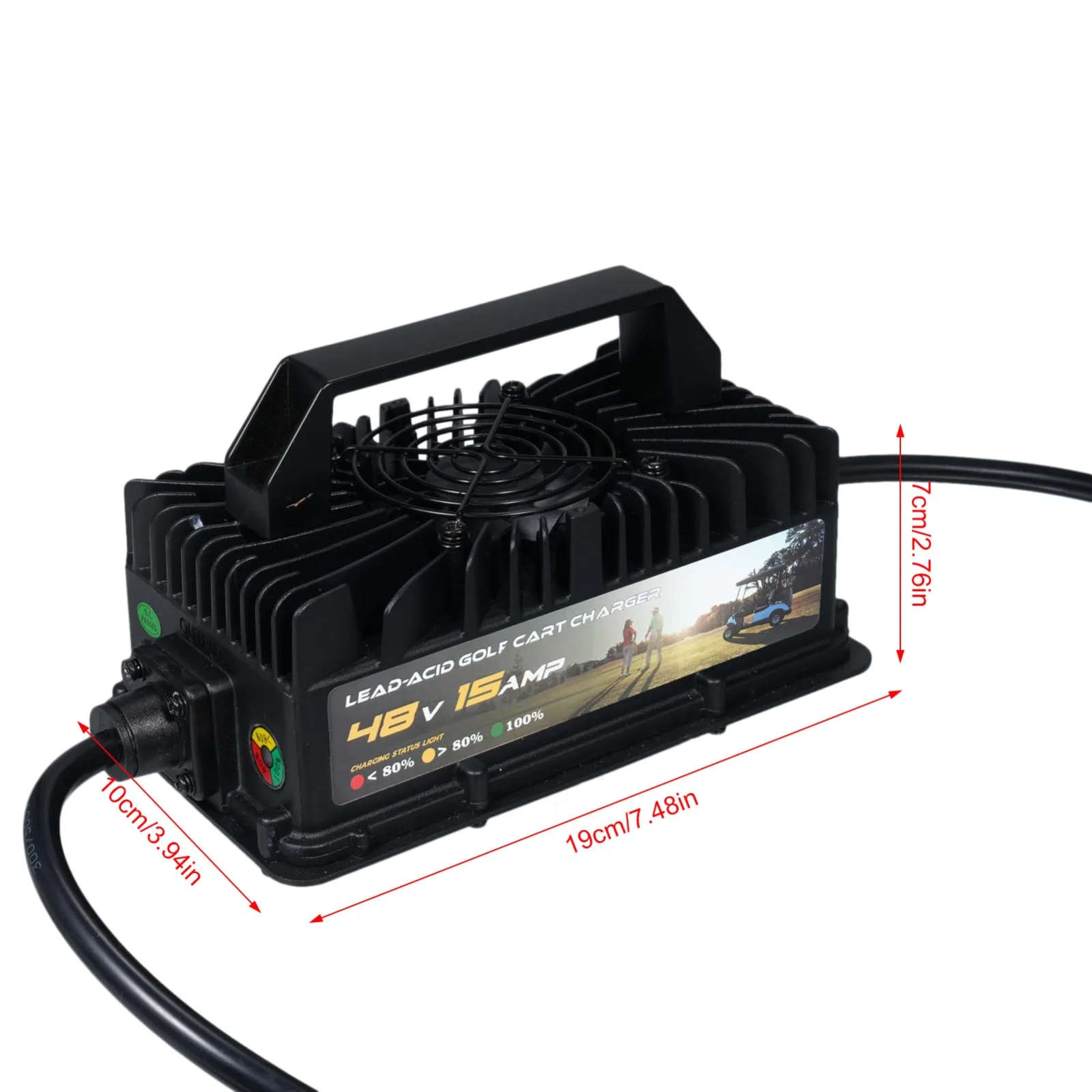 Shkalacar 48V 15A Golf Cart Battery Charger - ZXK2358529833432XA image 3