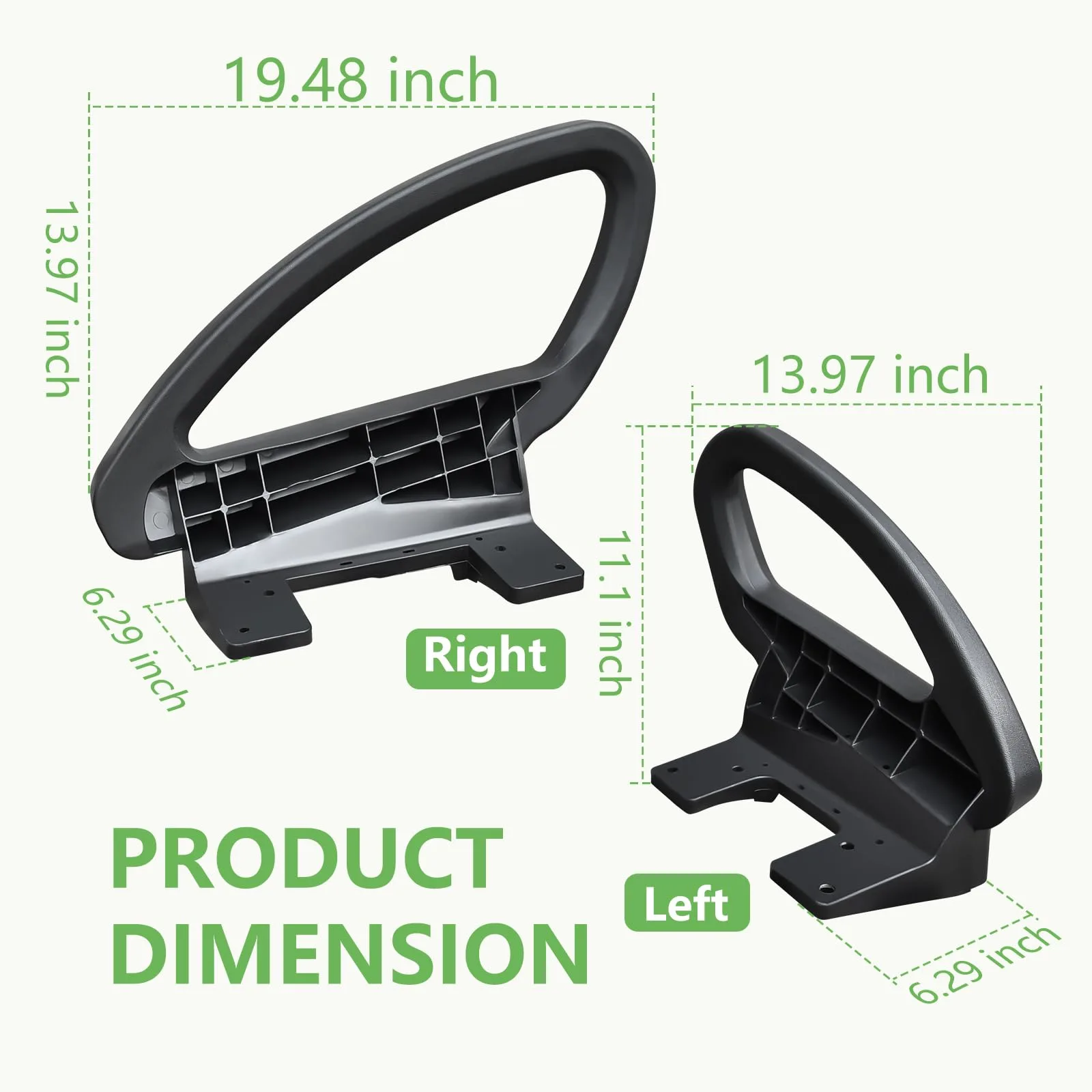HEOHOU Armrest Hip Restraints for Club Car Precedent image 4