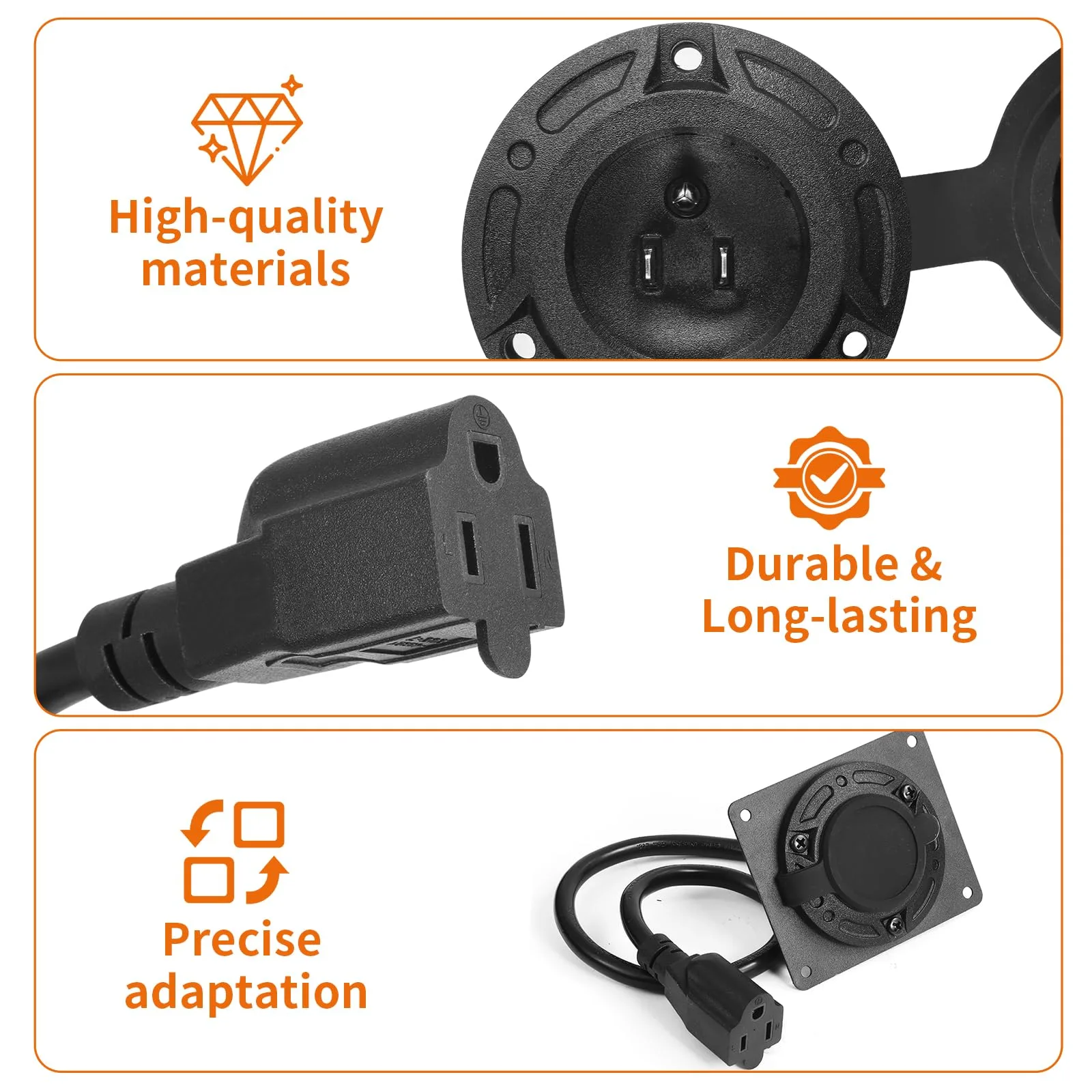 MRRCYUR CCDK-2 E-Z-GO TXT 36V Charging Port Kit image 4