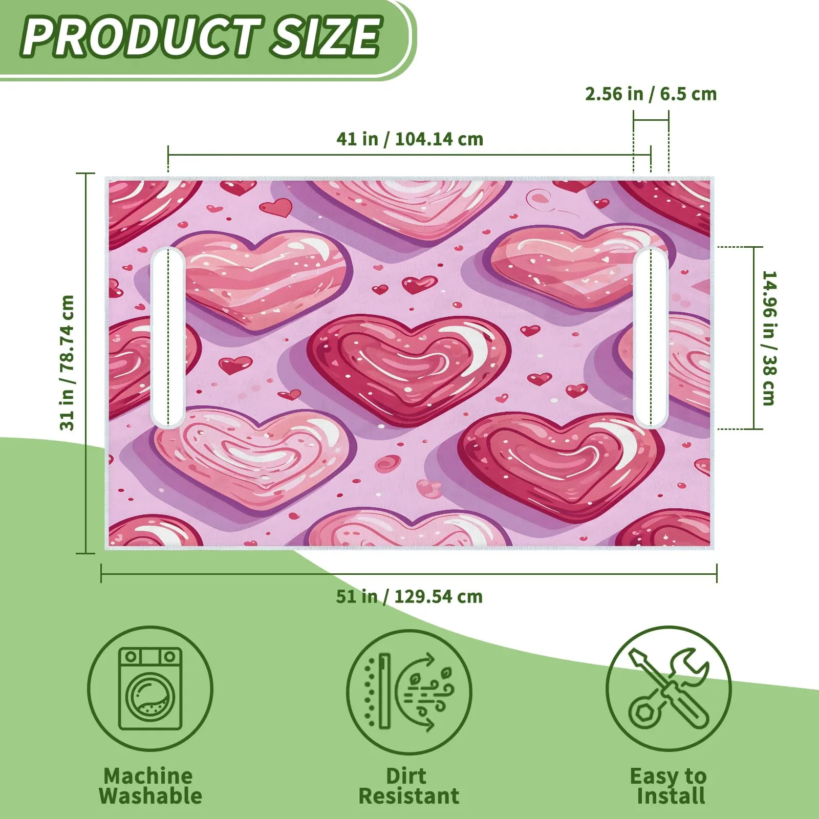 Tiveruda Golf Cart Seat Cover for Double Seats image 2