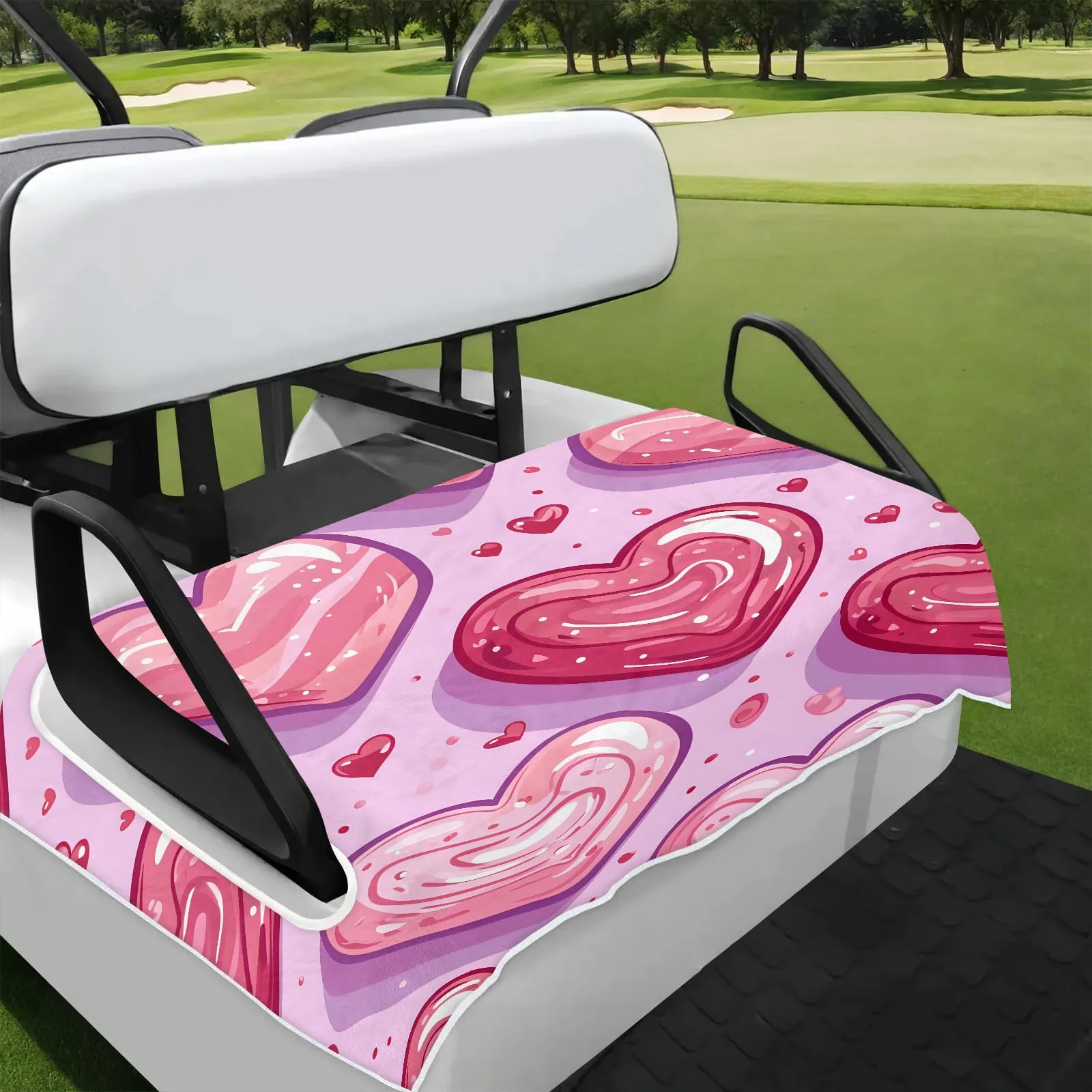 Tiveruda Golf Cart Seat Cover for Double Seats