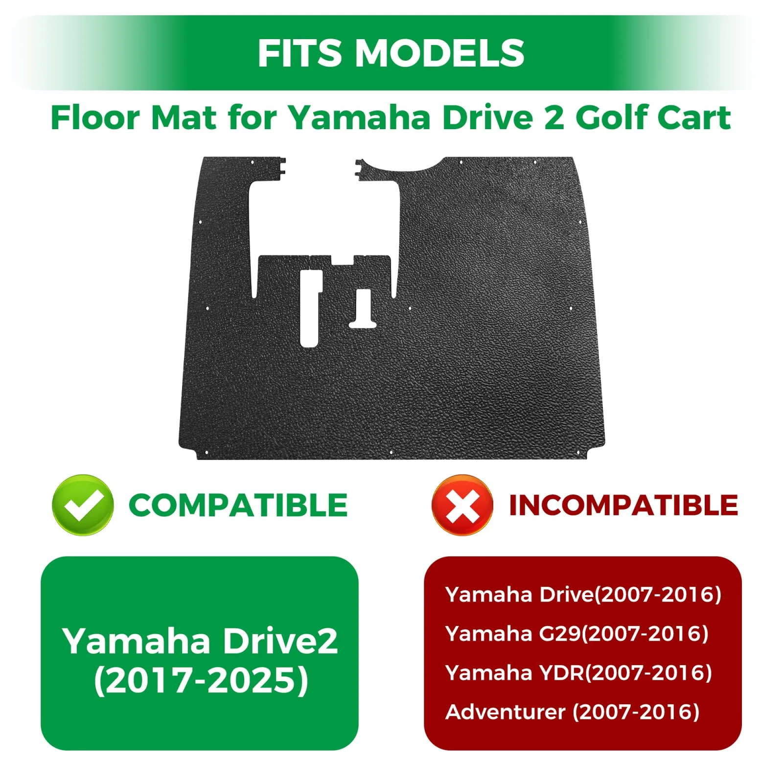 10L0L Floor Mat for Yamaha G29 Drive and Drive2 image 4