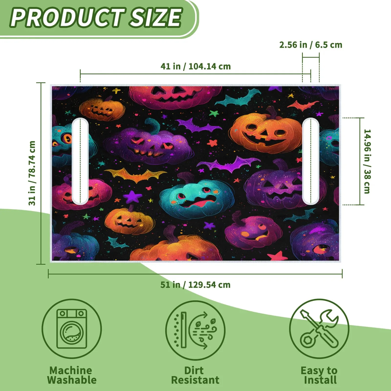 Tiveruda Golf Cart Seat Cover for Double Seats, 51 x 31 in image 2