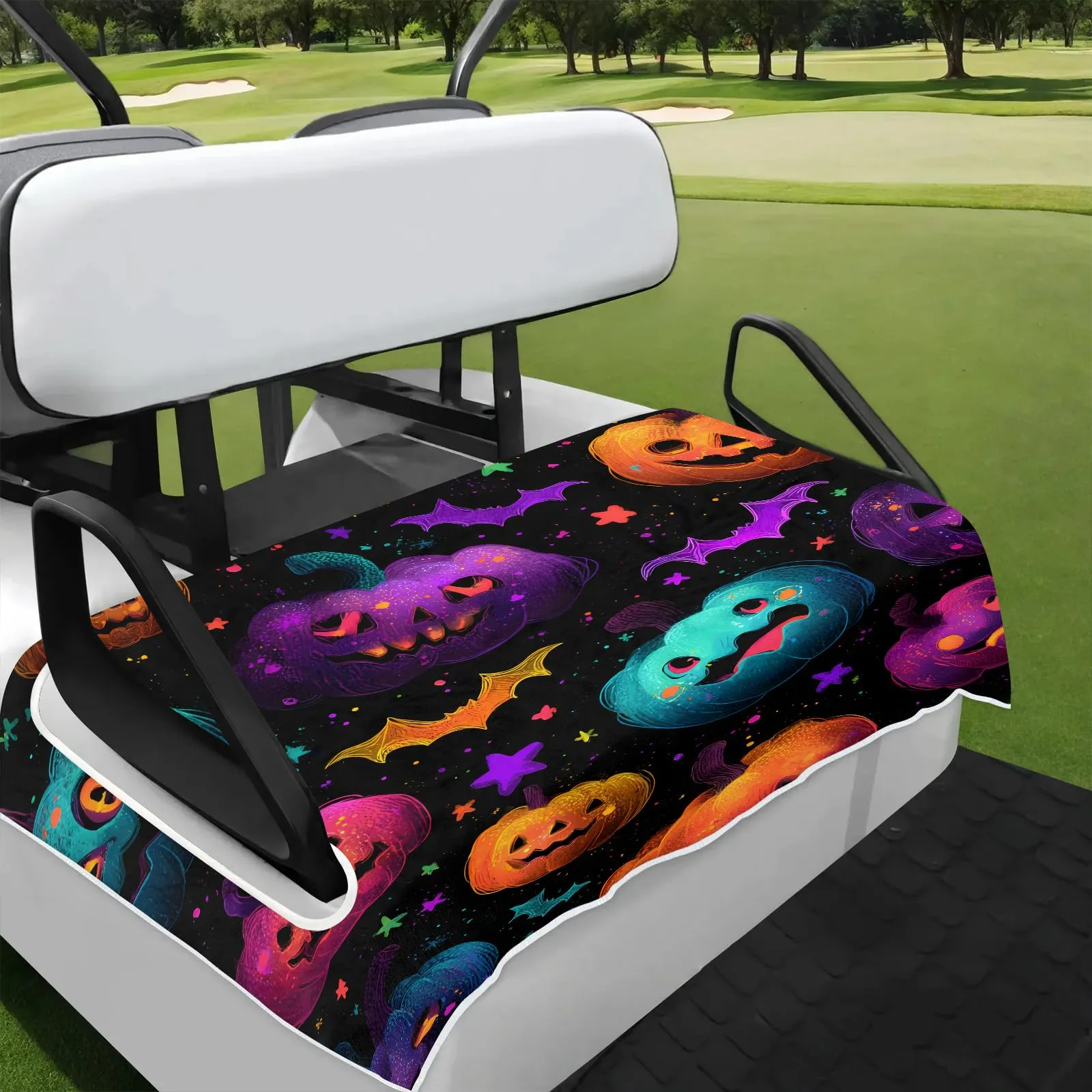 Tiveruda Golf Cart Seat Cover for Double Seats, 51 x 31 in