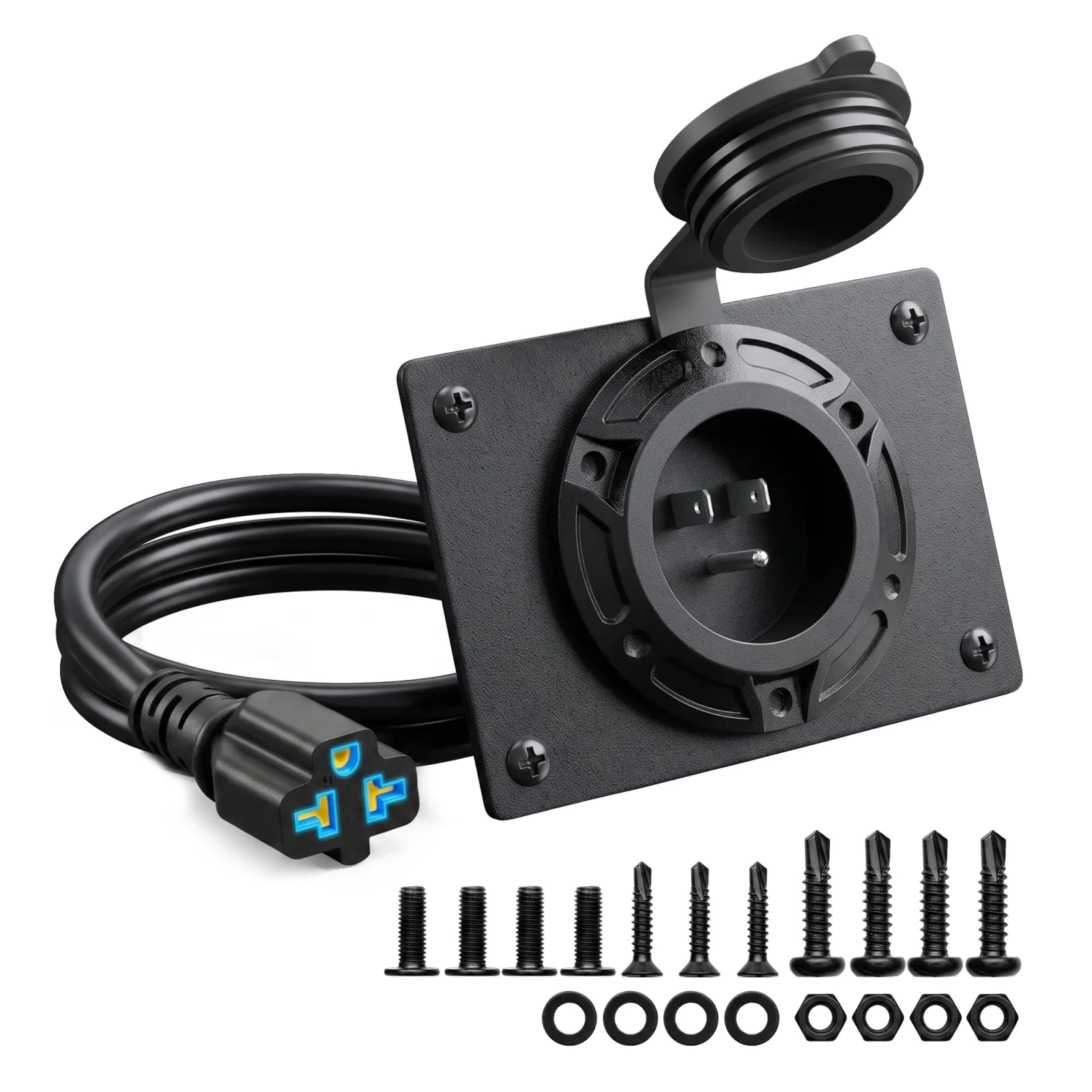 HulkGoo Charging Port Adapter Plate for E-Z-GO TXT 36V