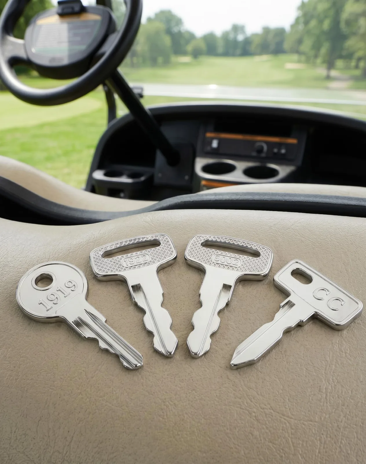 badogrio 4-Pack Golf Cart Ignition Keys image 2