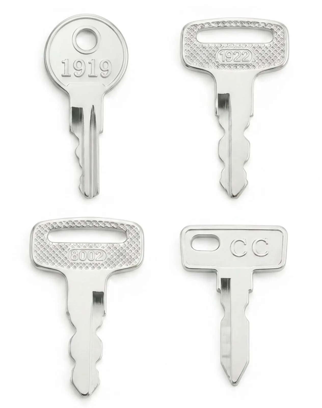 badogrio 4-Pack Golf Cart Ignition Keys