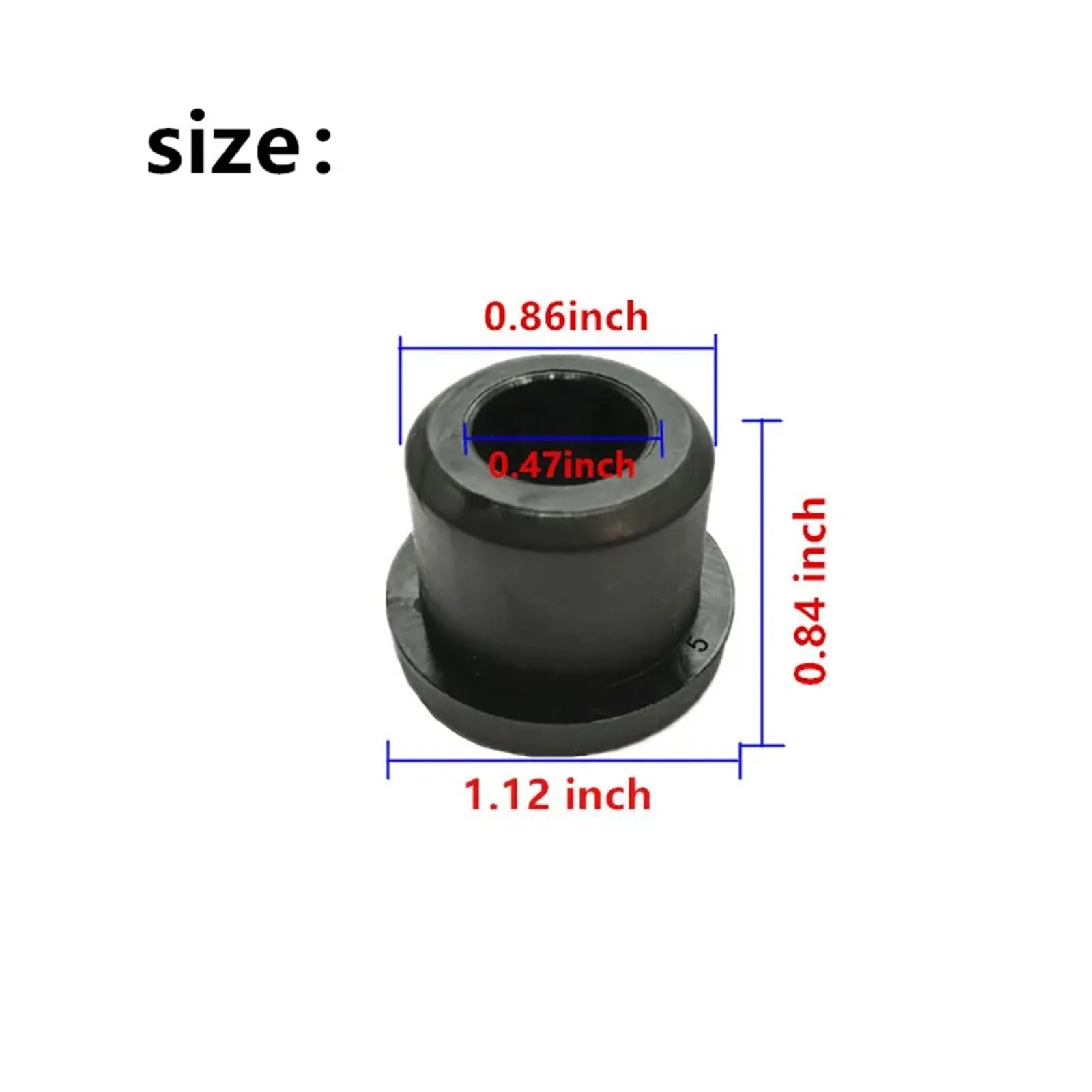 OETIBUFA Urethane Front Leaf Spring Bushing for Club Car DS — Fits G&E 1015583 image 4