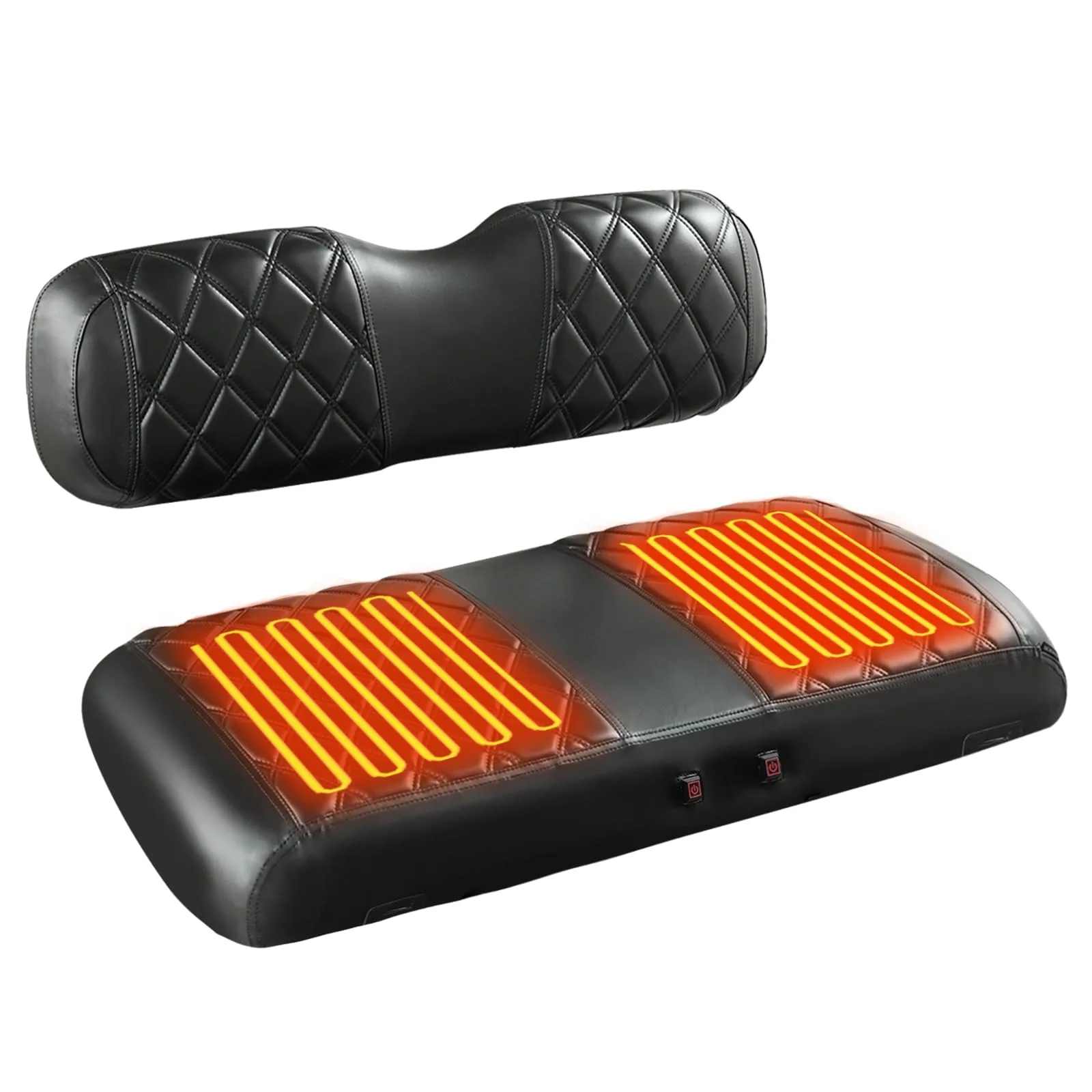 NOKINS Heated Seat Covers for Club Car Precedent & E-Z-GO