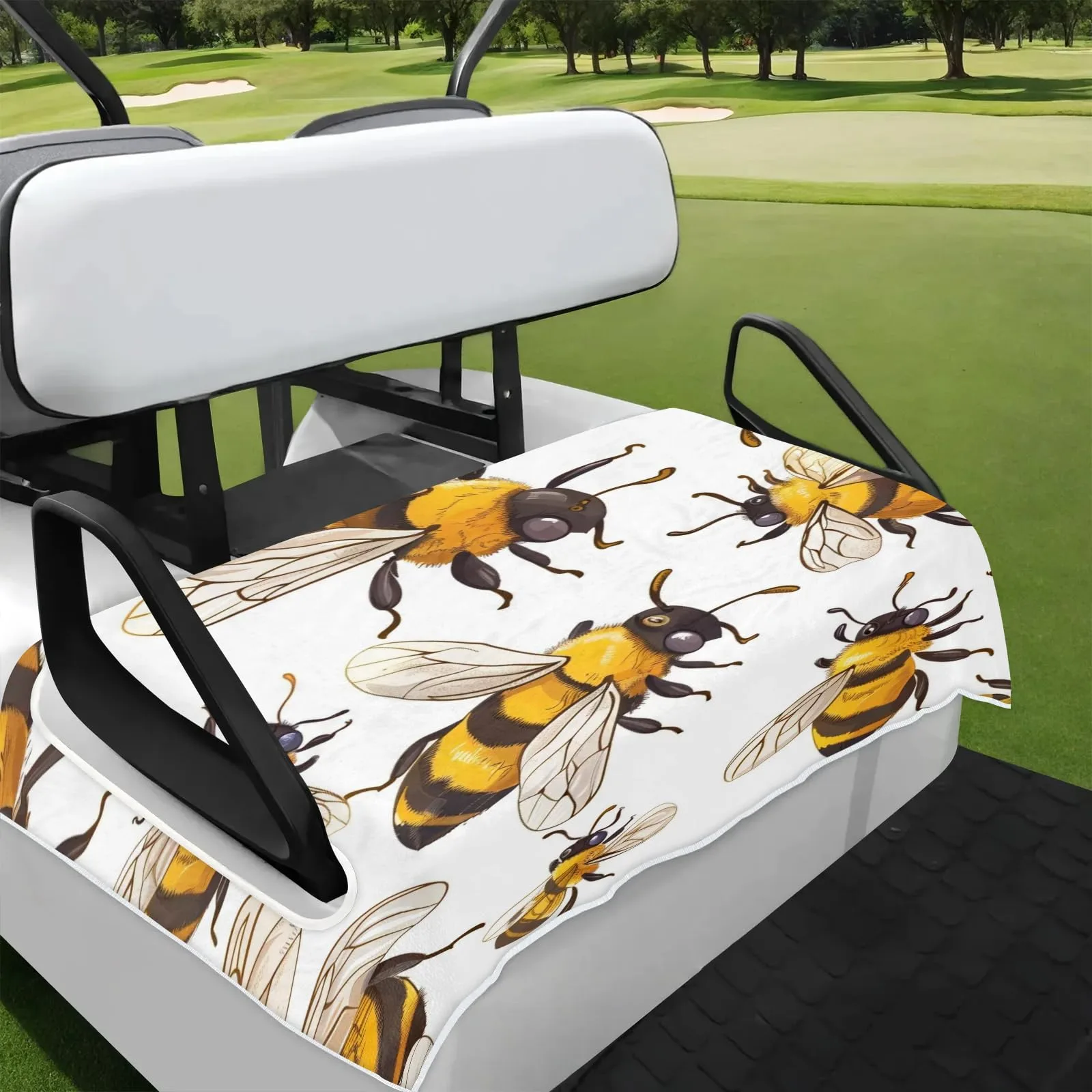 Tiveruda Golf Cart Seat Cover for Double Seats