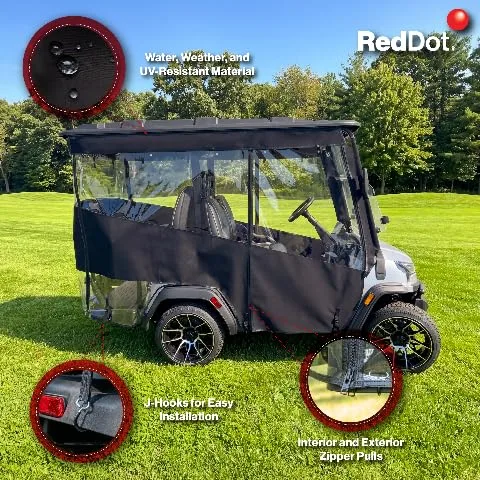 RED DOT Enclosure for ICON i40X Golf Cart, 2026+ image 2
