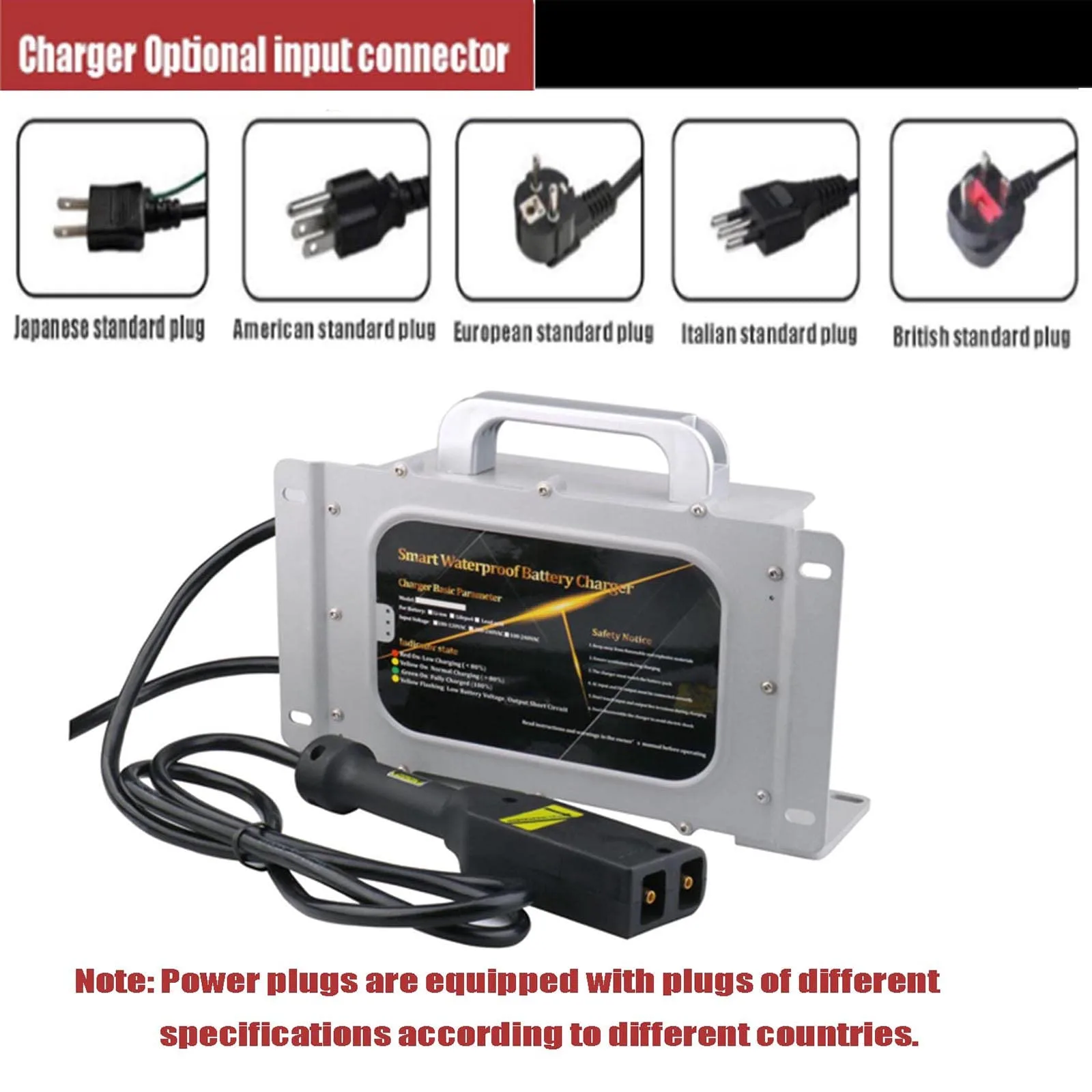 WYSWDJ 36V 25A Golf Cart Battery Charger image 3