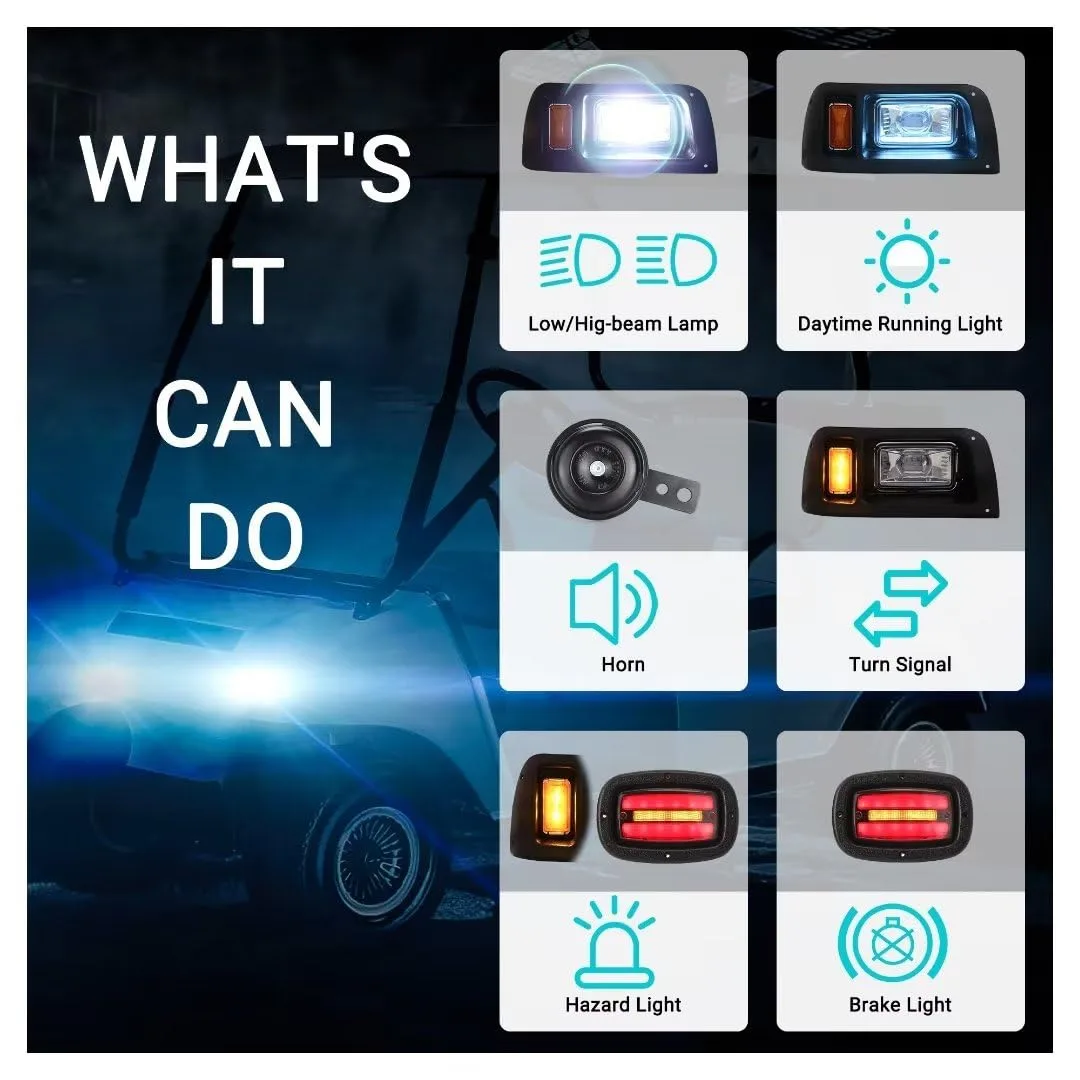 10L0L Club Car DS LED Light Kit Y208-A image 3