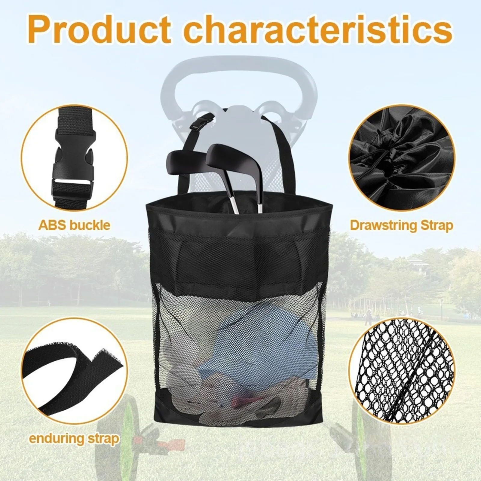 Generic Golf Push Cart Storage Bag Mercury 2.5 TwoStroke image 3