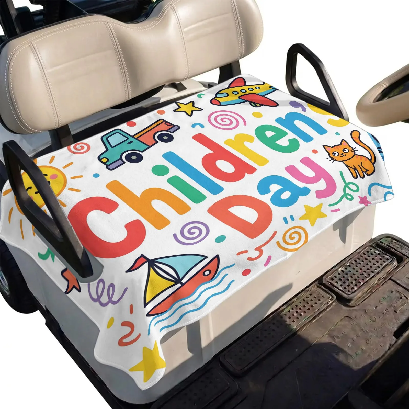 DecorLovee Golf Cart Seat Cover for 2-Seater Models