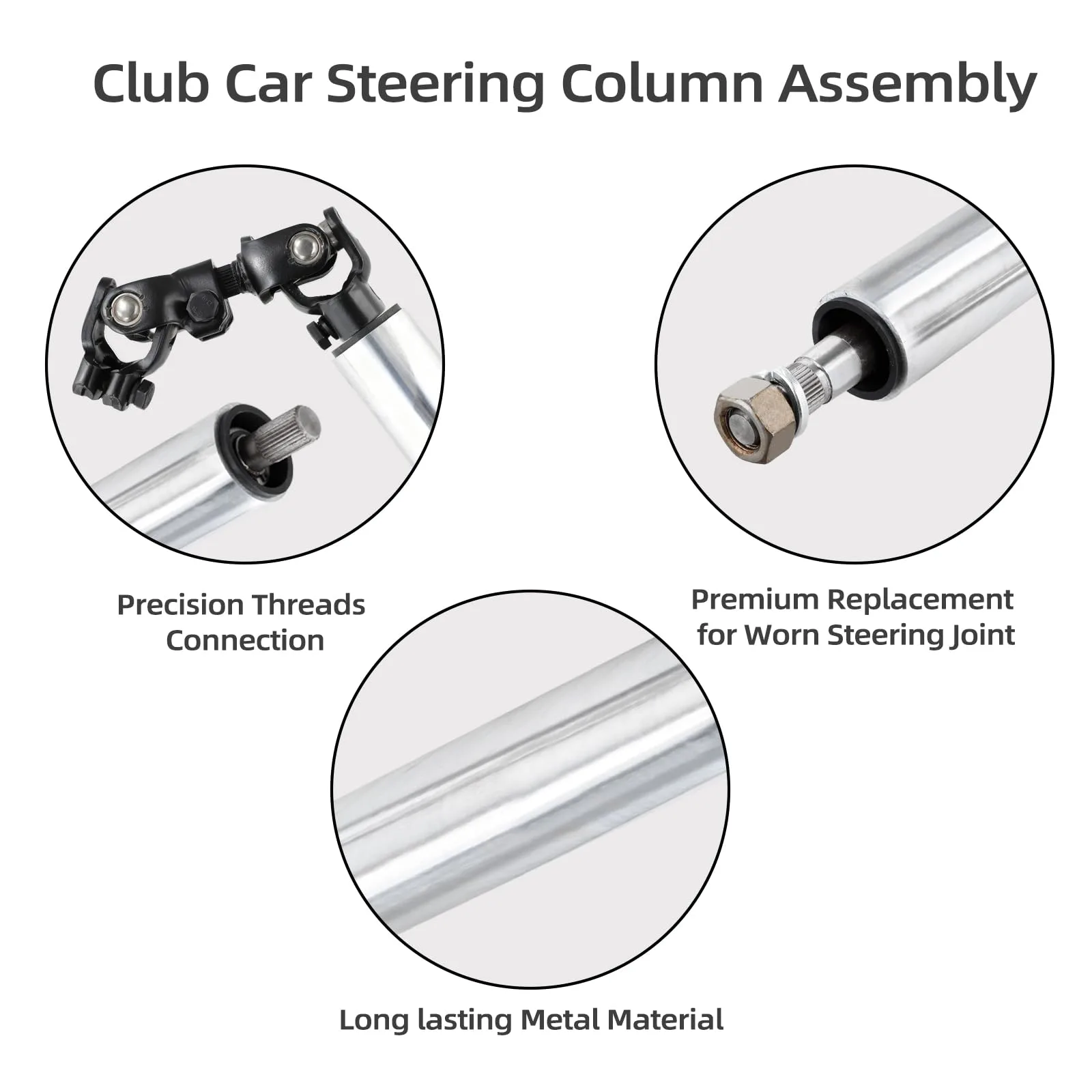 Roykaw Steering Column Assembly for Club Car DS 1992+ image 2
