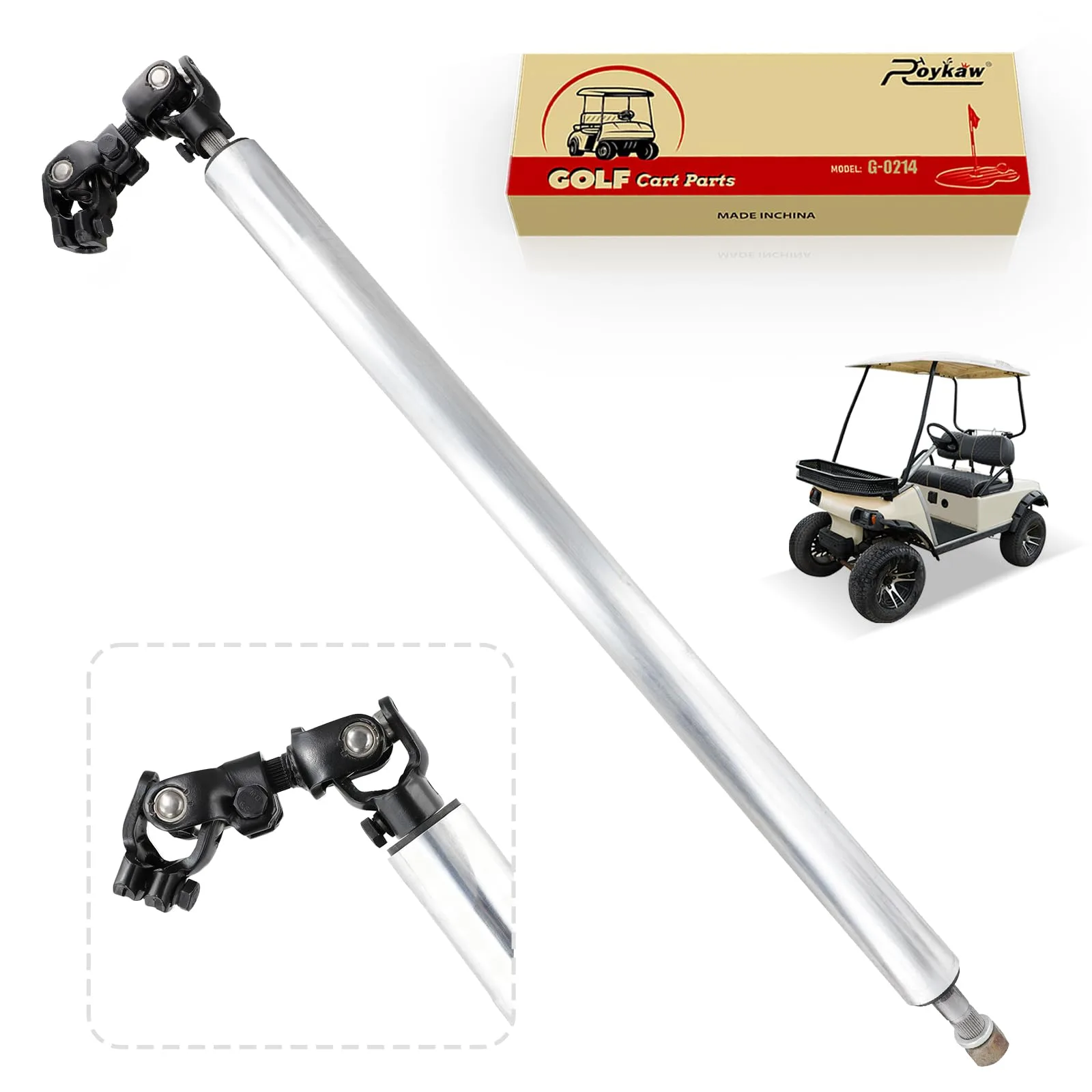 Roykaw Steering Column Assembly for Club Car DS 1992+