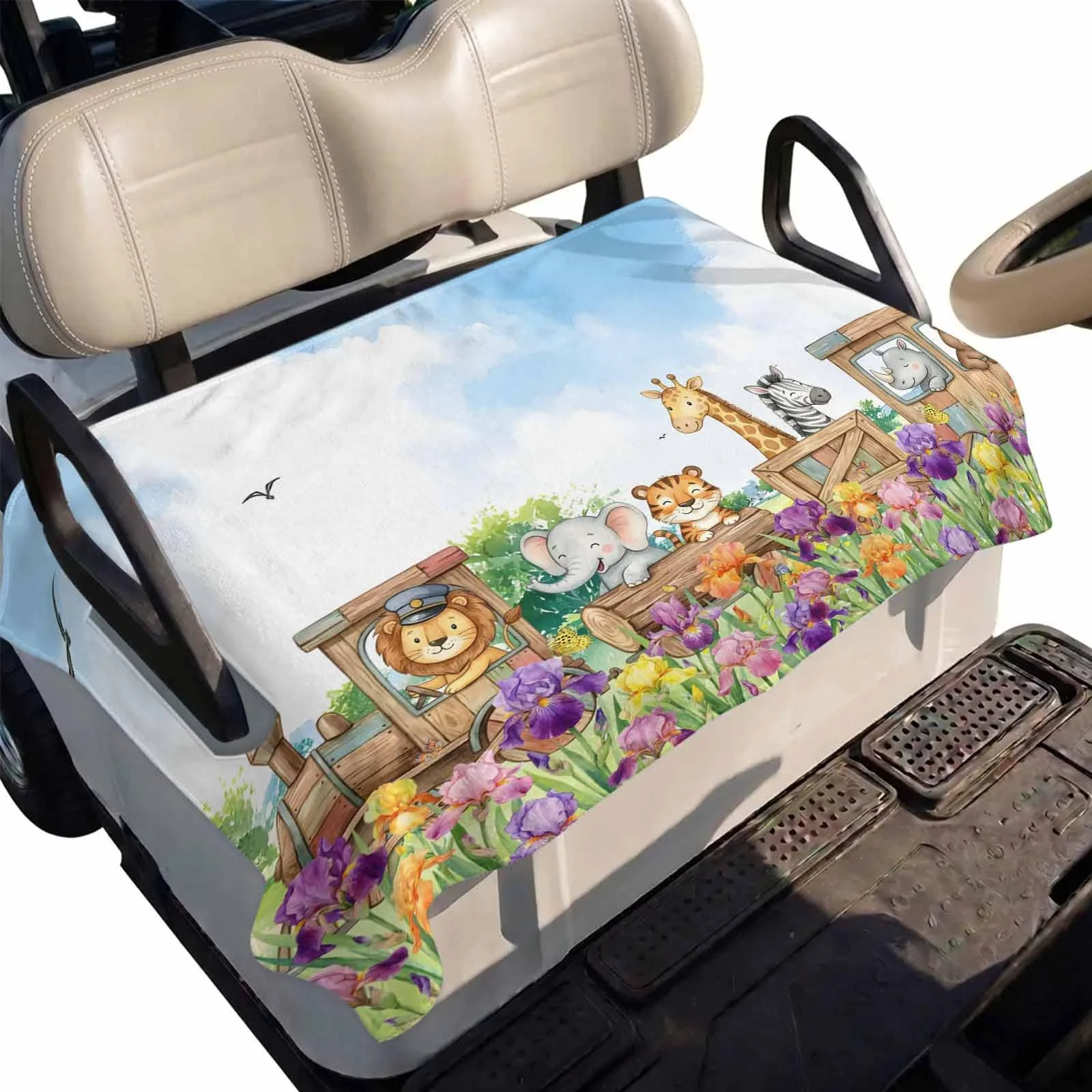 DecorLovee Golf Cart Seat Cover 51 x 31 Inch