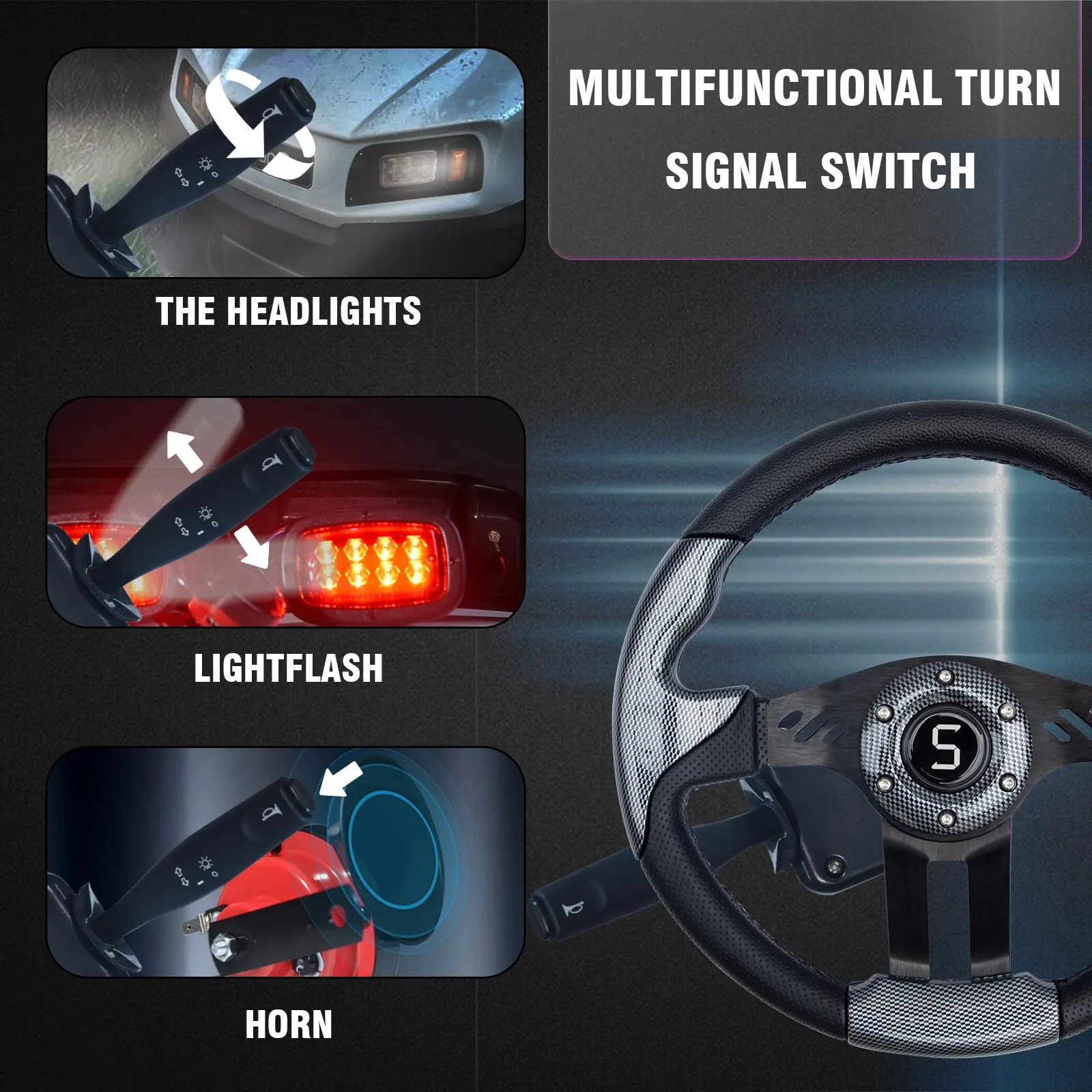 Shu-Ran LED Light Kit for Club Car DS, 1993-2023 image 4