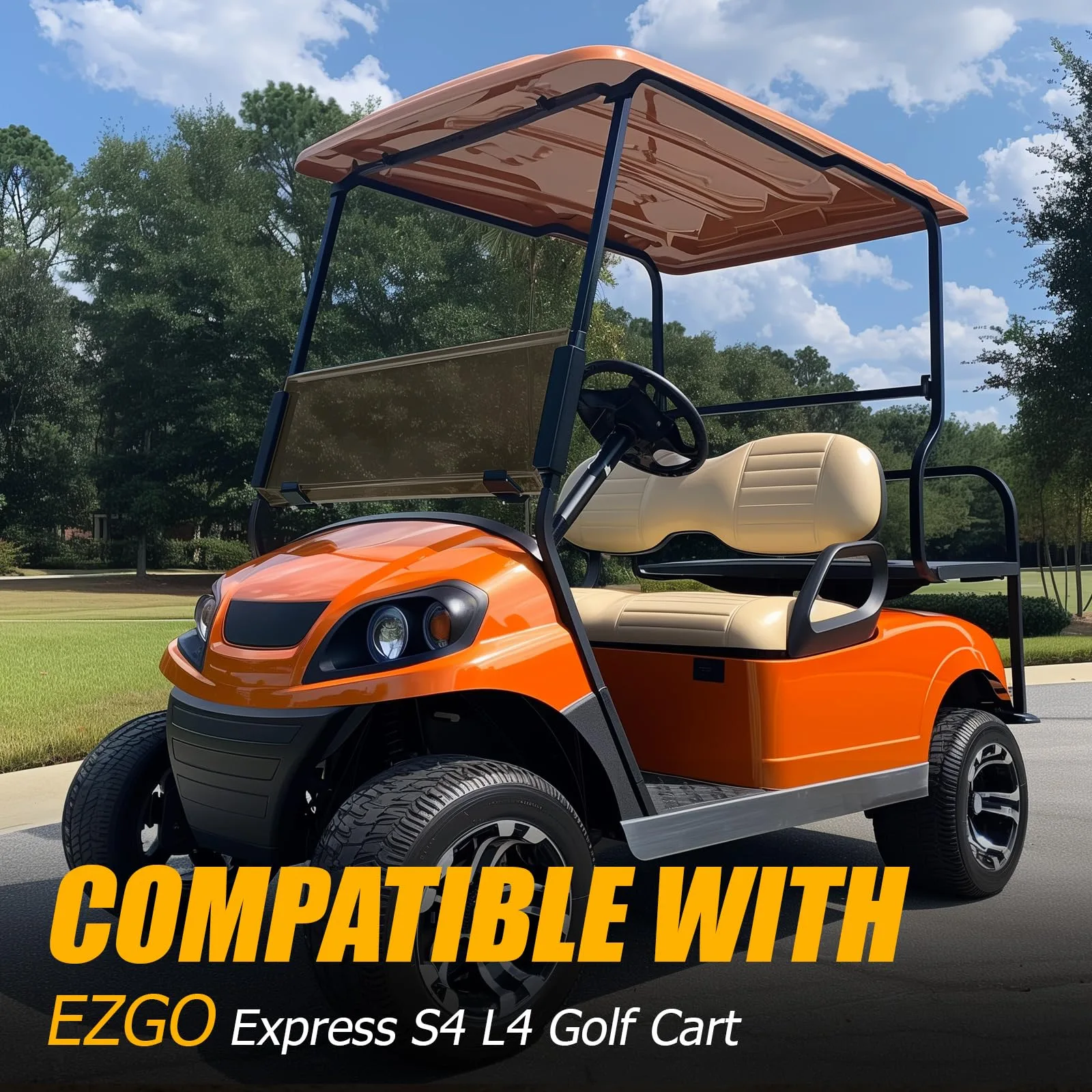 KUAFU GO-3494 Windshield for E-Z-GO Express S4/L4 image 2