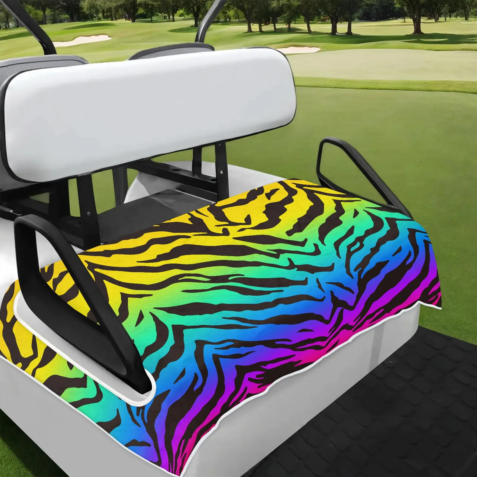 Tiveruda Golf Cart Seat Cover for Double Seats, 51 x 31 in
